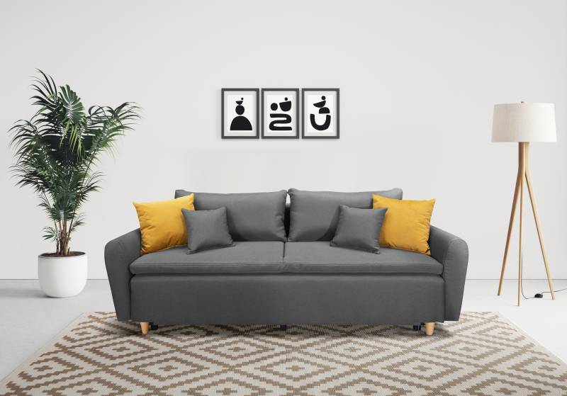 INOSIGN Schlafsofa »Anika«, mit Boxspringaufbau, Bettfunktion & Bettkasten, Dauerschlafsofa von INOSIGN