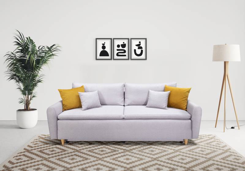 INOSIGN Schlafsofa »Anika«, mit Boxspringaufbau, Bettfunktion & Bettkasten, Dauerschlafsofa von INOSIGN