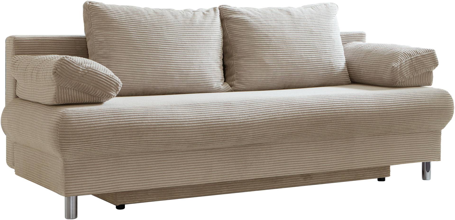 INOSIGN Schlafsofa »Como«, 2-Sitzer, Federkern, Breite 196 cm, inkl. Rücken.-und Armlehnenkissen von INOSIGN