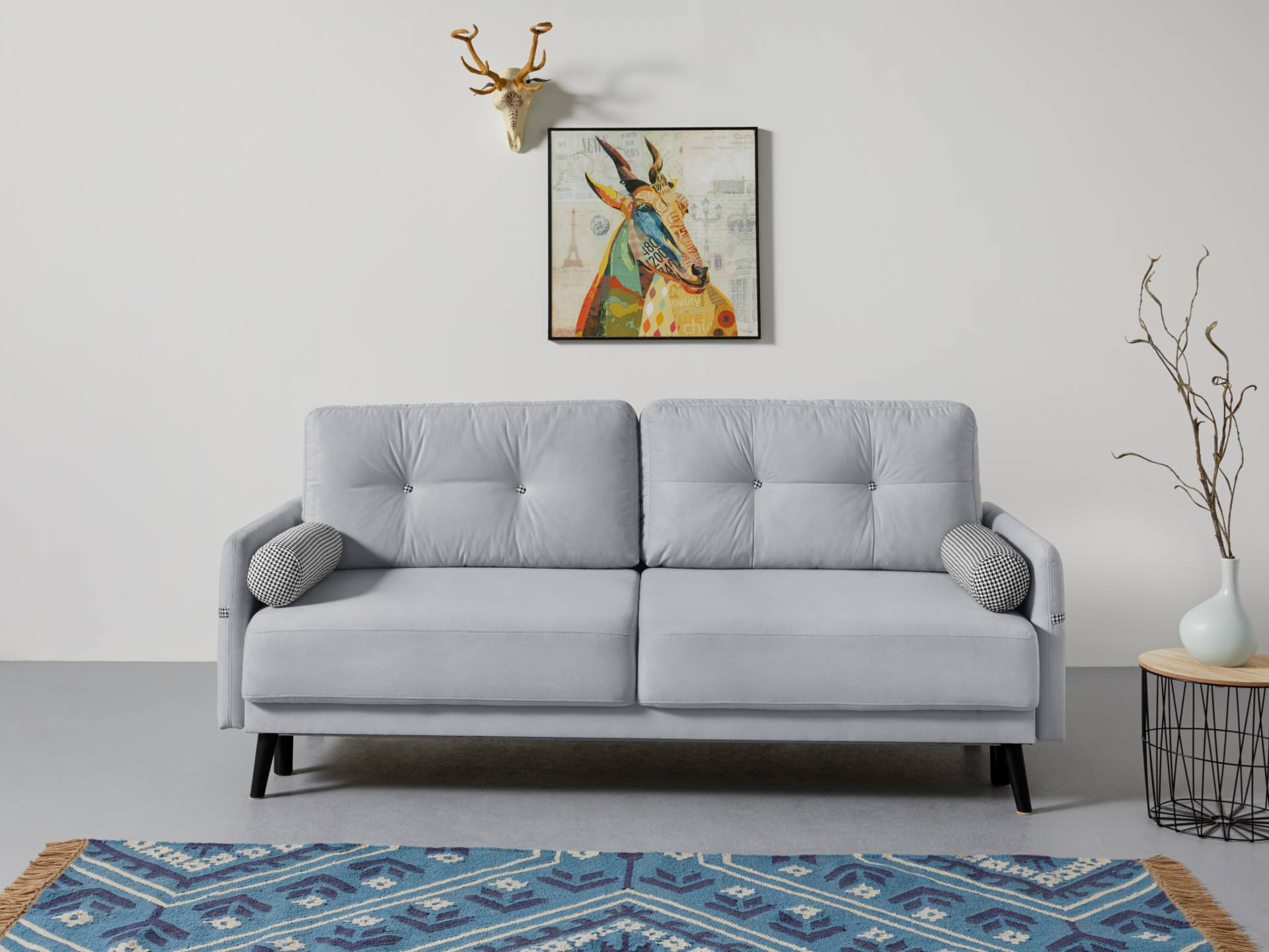 INOSIGN Schlafsofa »Emily«, incl. Bettfunktion und Bettkasten, Seitentache im Armteil, Federkern INOSIGN Schlafsofa »Emily«, incl. Bettfunktion und Bettkasten, Seitentache im Armteil, Federkern von INOSIGN