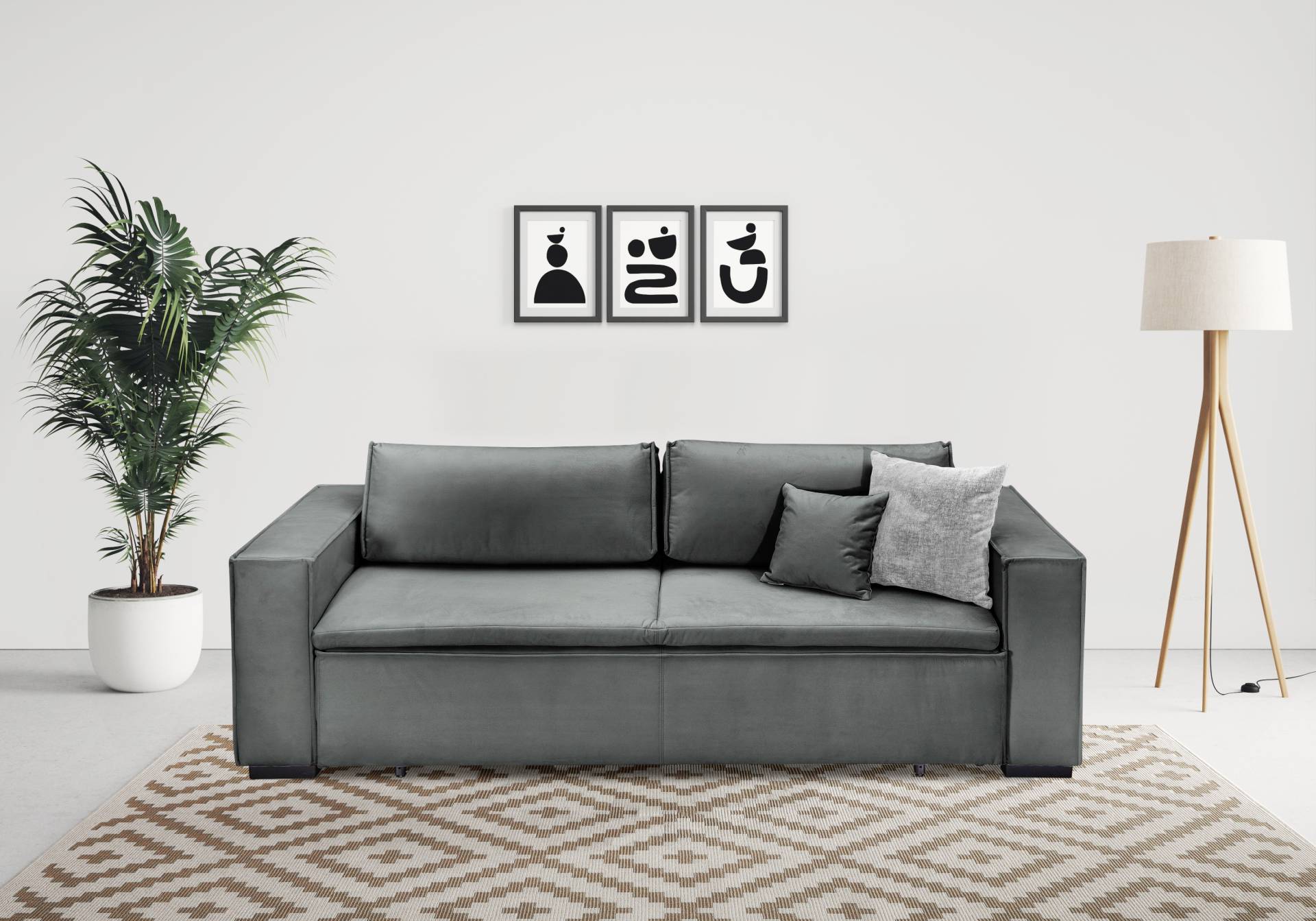INOSIGN Schlafsofa »Manhattan«, mit Boxspringaufbau, Bettfunktion & Bettkasten, Dauerschlafsofa INOSIGN Schlafsofa »Manhattan«, mit Boxspringaufbau, Bettfunktion & Bettkasten, Dauerschlafsofa von INOSIGN