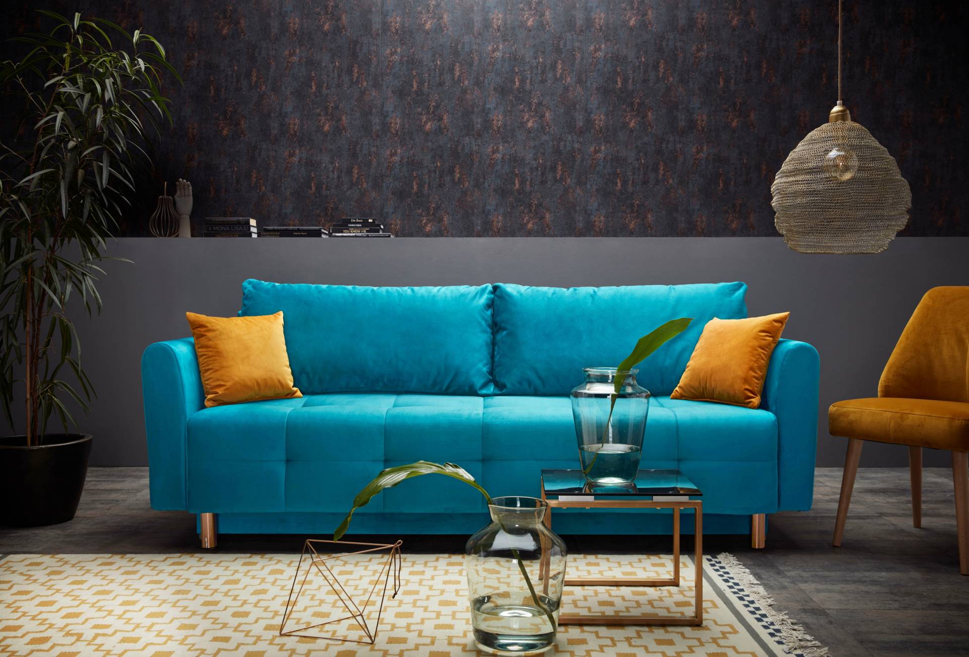 INOSIGN Schlafsofa »Nordic«, mit Federkern und Metallbeinen, Steppung im Sitzbereich INOSIGN Schlafsofa »Nordic«, mit Federkern und Metallbeinen, Steppung im Sitzbereich von INOSIGN
