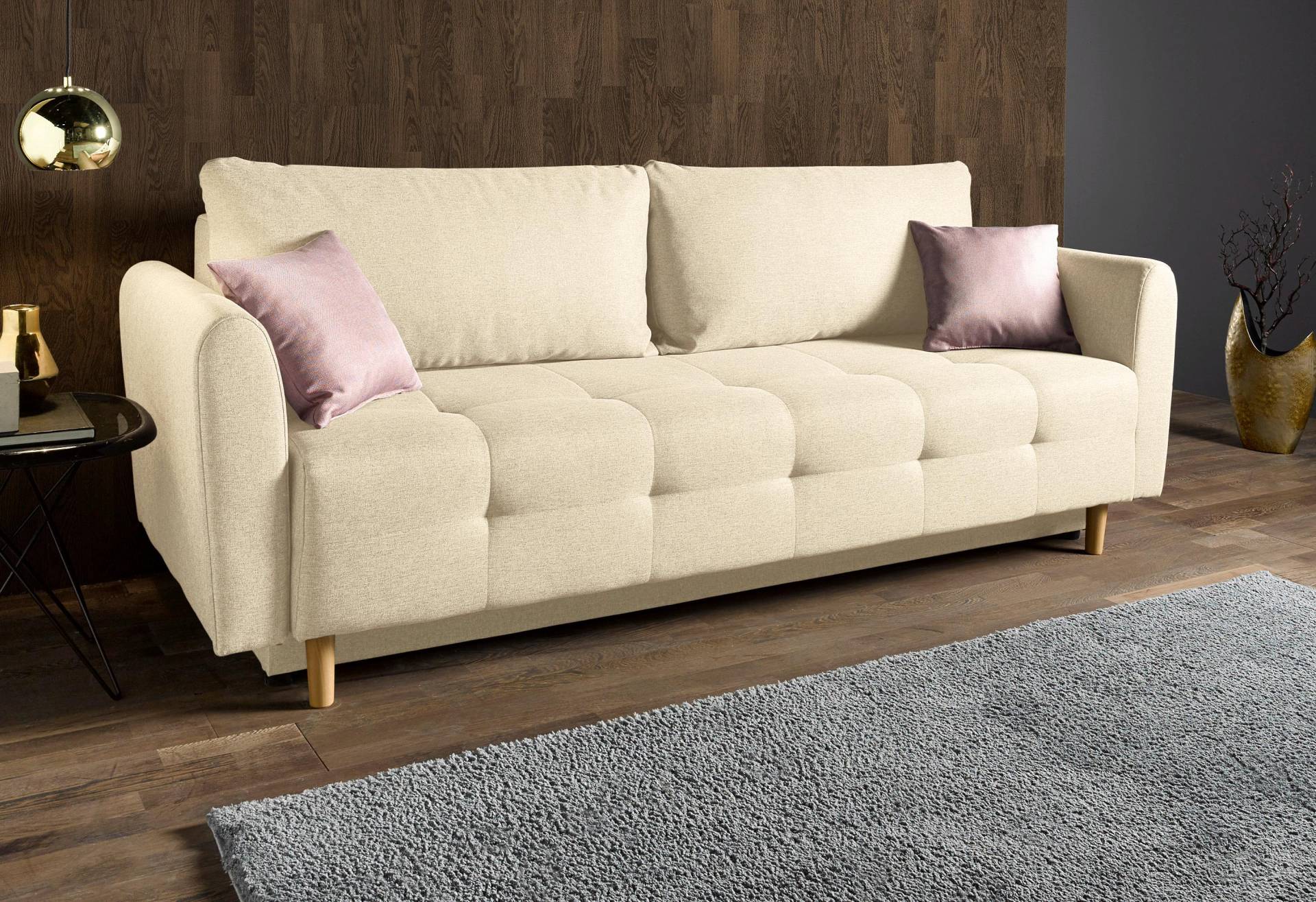 INOSIGN Schlafsofa Nordic, inklusive Bettkasten und Zierkissen INOSIGN Schlafsofa Nordic, inklusive Bettkasten und Zierkissen von INOSIGN