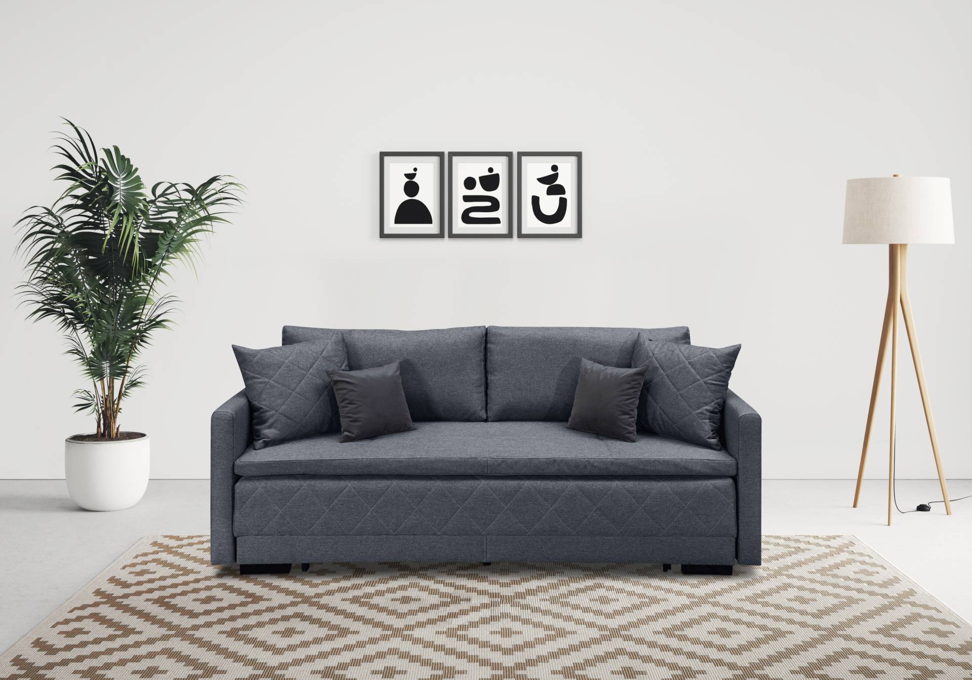 INOSIGN Schlafsofa »Potsdam«, mit Boxspringaufbau, Bettfunktion & Bettkasten, Dauerschlafsofa INOSIGN Schlafsofa »Potsdam«, mit Boxspringaufbau, Bettfunktion & Bettkasten, Dauerschlafsofa von INOSIGN