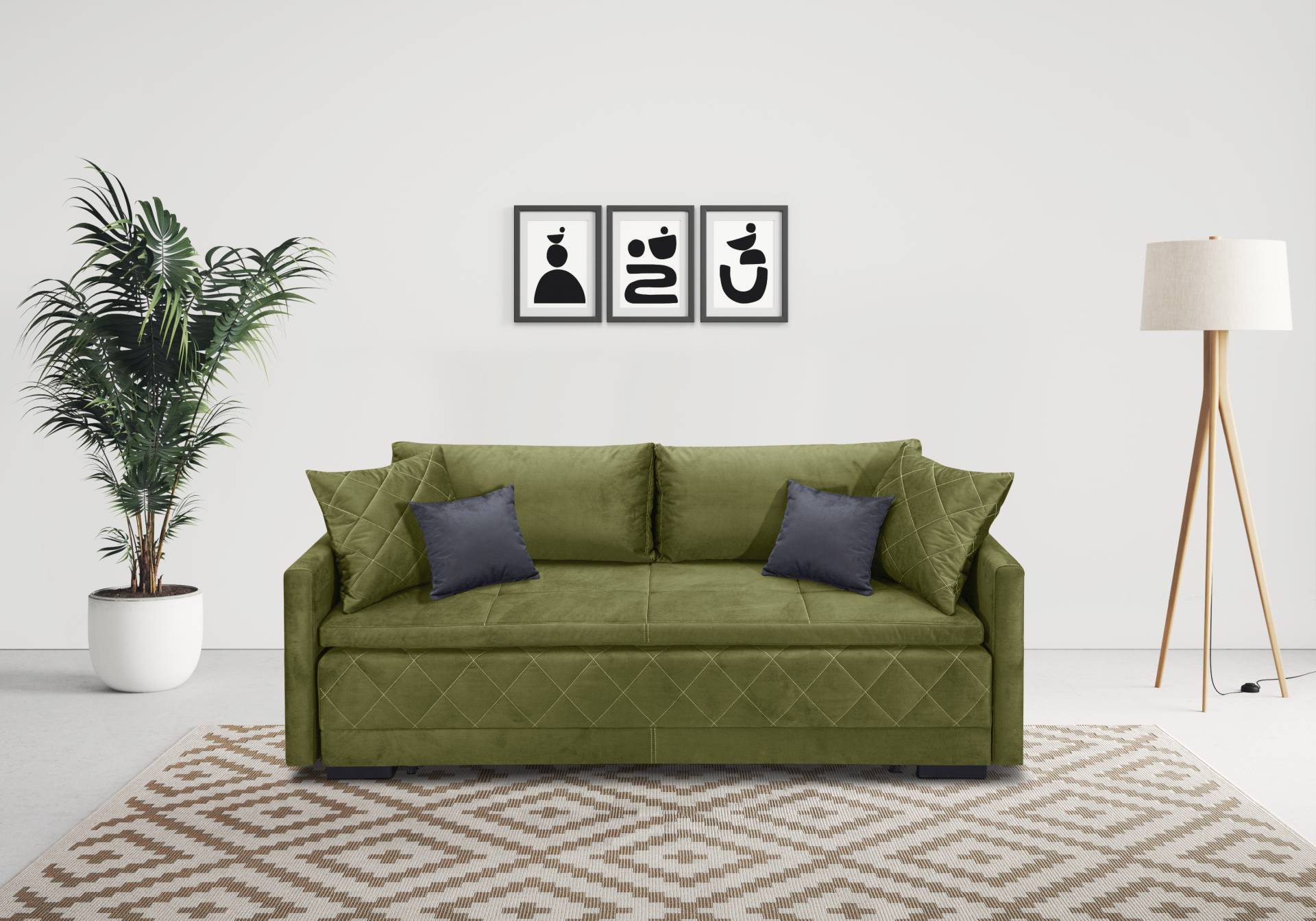 INOSIGN Schlafsofa »Potsdam«, mit Boxspringaufbau, Bettfunktion & Bettkasten, Dauerschlafsofa INOSIGN Schlafsofa »Potsdam«, mit Boxspringaufbau, Bettfunktion & Bettkasten, Dauerschlafsofa von INOSIGN