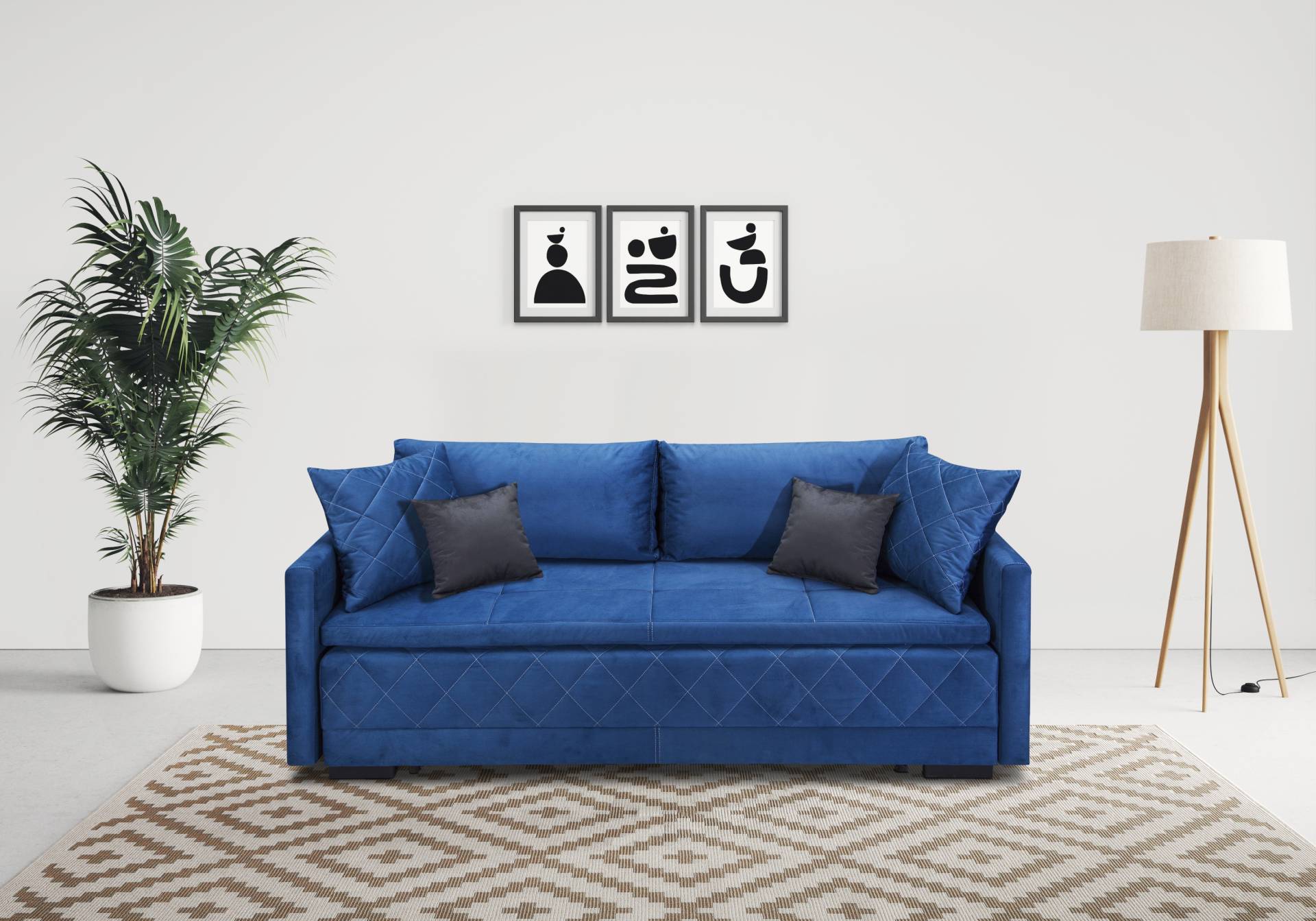 INOSIGN Schlafsofa »Potsdam«, mit Boxspringaufbau, Bettfunktion & Bettkasten, Dauerschlafsofa INOSIGN Schlafsofa »Potsdam«, mit Boxspringaufbau, Bettfunktion & Bettkasten, Dauerschlafsofa von INOSIGN