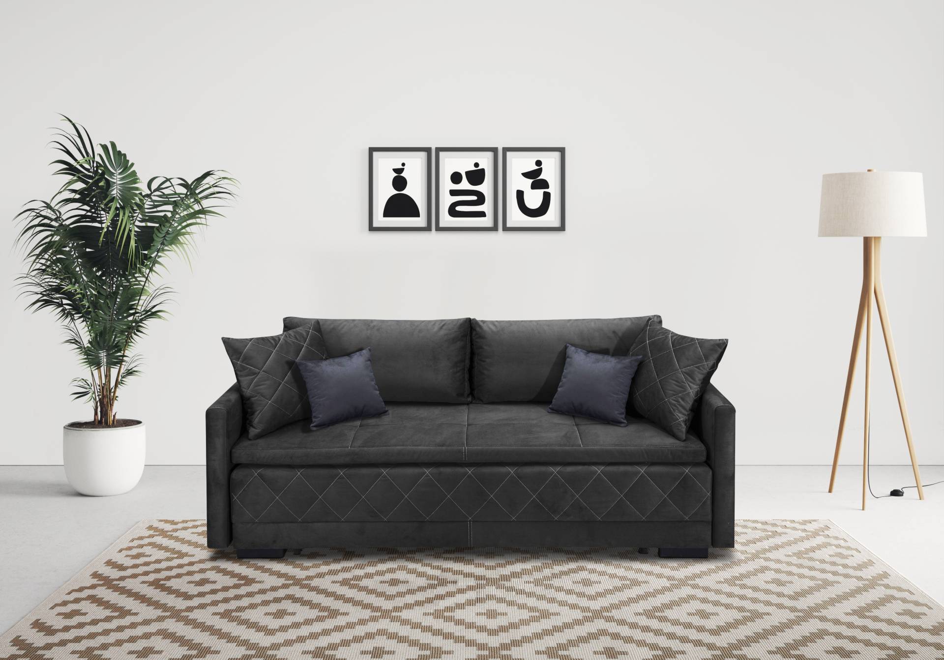 INOSIGN Schlafsofa »Potsdam«, mit Boxspringaufbau, Bettfunktion & Bettkasten, Dauerschlafsofa INOSIGN Schlafsofa »Potsdam«, mit Boxspringaufbau, Bettfunktion & Bettkasten, Dauerschlafsofa von INOSIGN