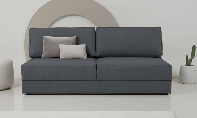 INOSIGN Schlafsofa »Simonton 3-Sitzer, Breite 202 cm«, Liegefläche 202x146 cm, inkl. Bettkasten, weicher Struktur-Stoff von INOSIGN