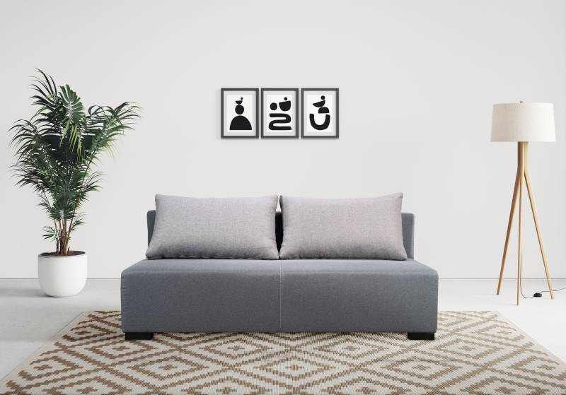 INOSIGN Schlafsofa »Tomar, 198cm, mit Bettfunktion (150/198cm) und«, Bettkasten. Mit Federkernpolsterung. von INOSIGN