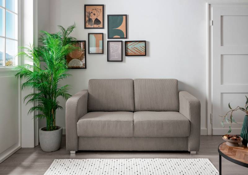 INOSIGN Schlafsofa »Mia«, mit 2 Einzelauszügen als Längsschläfer von INOSIGN