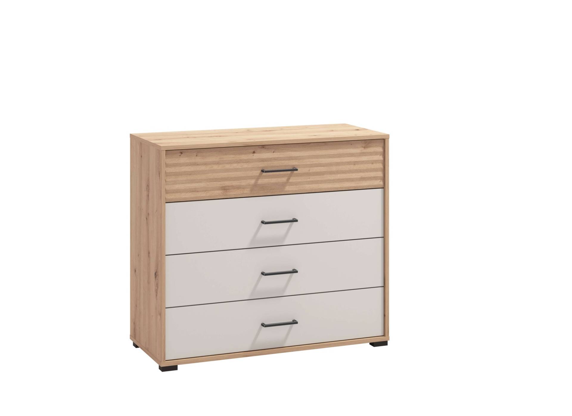 INOSIGN Schubkastenkommode »Modena Schubladenkommode Sideboard mit 4 Schubladen«, 93x40x82 cm, FSC®-zertifizierter Holzwerkstoff, Trendfarbe cashmere von INOSIGN