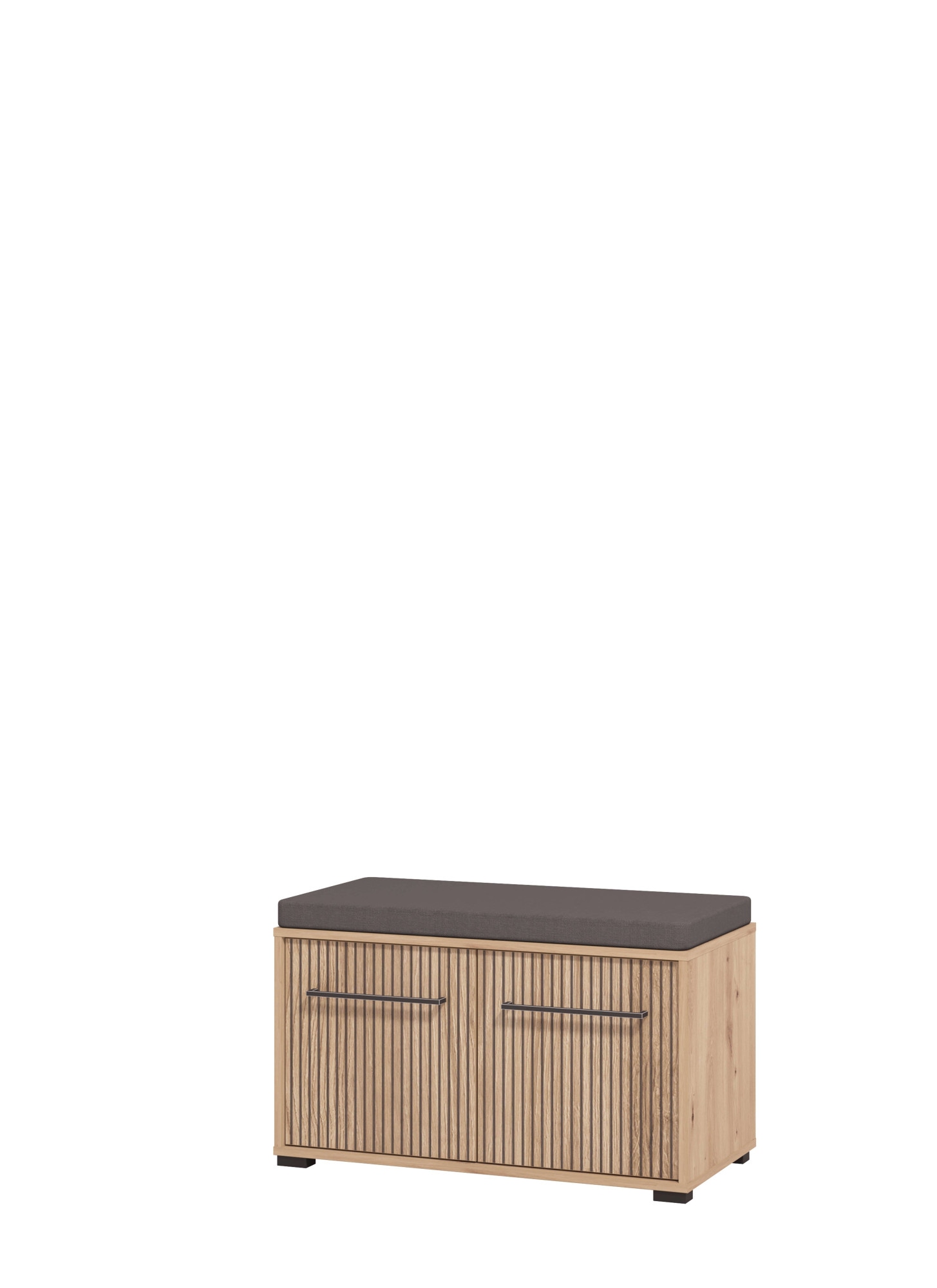 INOSIGN Schuhbank »Landes, Schuhschrank, Schuhregal, Schuhtruhe, Breite 80 cm«, mit Sitzkissen und zwei geschlossenen Fächern, in Artisan Eiche INOSIGN Schuhbank »Landes, Schuhschrank, Schuhregal, Schuhtruhe, Breite 80 cm«, mit Sitzkissen und zwei geschlossenen Fächern, in Artisan Eiche von INOSIGN