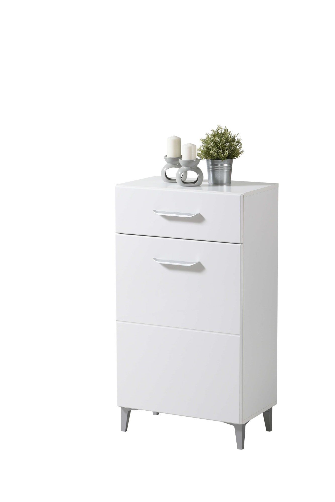 INOSIGN Schuhschrank »Belfort, Schuhkommode, Schuhregal, Höhe 105 cm«, in Opaque Weiss mit MDF-beschichtet Fronten, modernes Design von INOSIGN