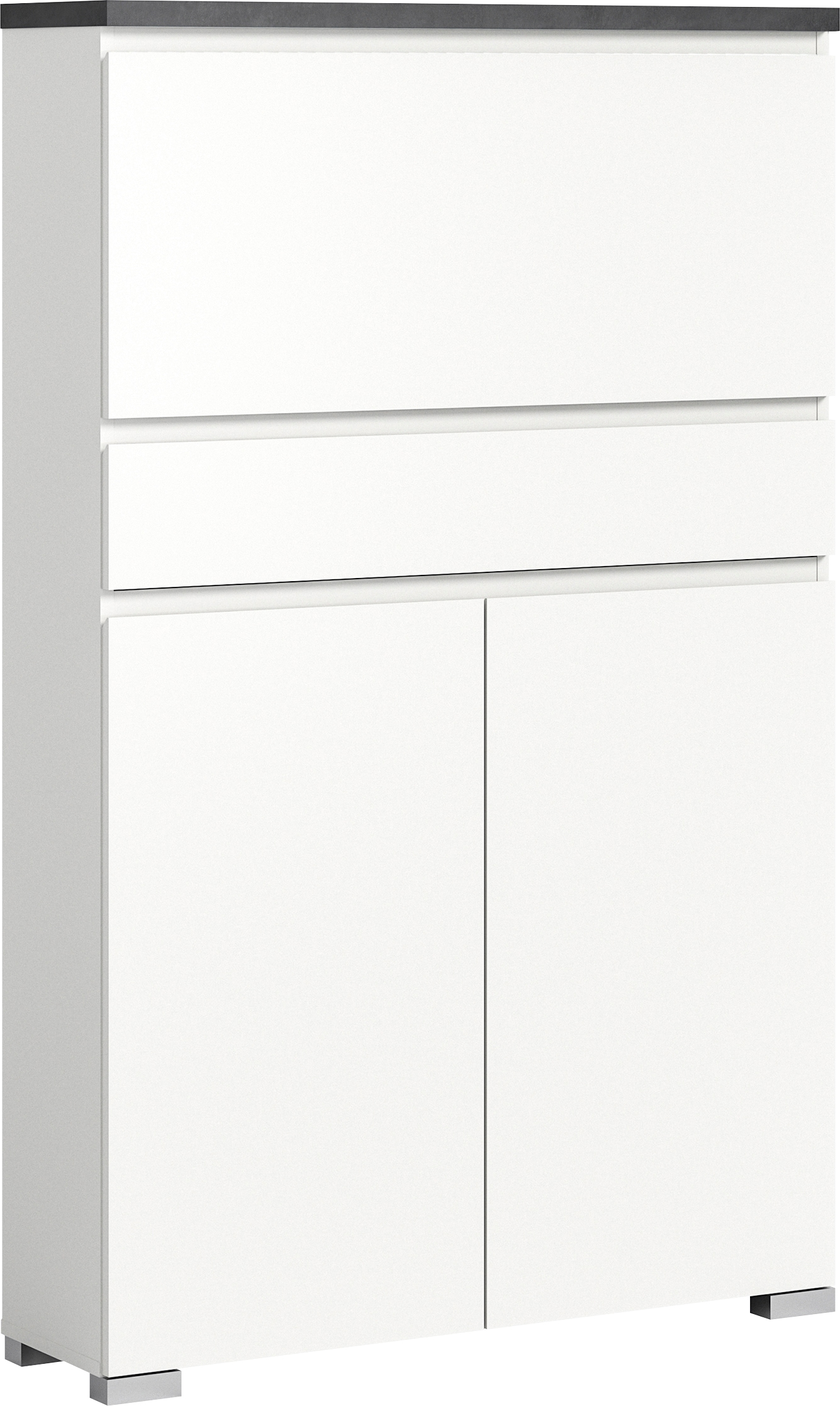 INOSIGN Schuhschrank »Skoskap, Tiefe 27cm, 2 Türen, 1 Klappe mit Schuhwalze, 1 Schubkasten«, Platz für ca. 16 Schuhpaare, Schuhkipper, Schuhkommode, Schuhregal INOSIGN Schuhschrank »Skoskap, Tiefe 27cm, 2 Türen, 1 Klappe mit Schuhwalze, 1 Schubkasten«, Platz für ca. 16 Schuhpaare, Schuhkipper, Schuhkommode, Schuhregal von INOSIGN