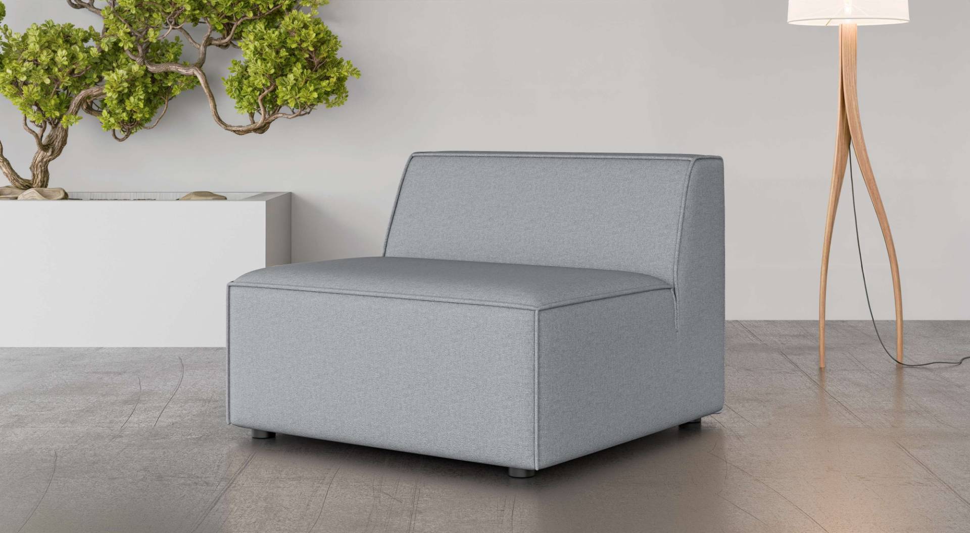 INOSIGN Sessel »Bequemer Sessel Cavan, Masse B/T/H: 90/90/72 cm«, ohne Armlehne, mit Wellenunterfederung, auch in Bouclé INOSIGN Sessel »Bequemer Sessel Cavan, Masse B/T/H: 90/90/72 cm«, ohne Armlehne, mit Wellenunterfederung, auch in Bouclé von INOSIGN