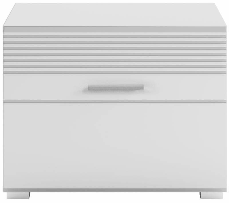 INOSIGN Sitzbank »Malmö, Breite 60 cm, 1 Tür, 2 Fächer, hochwertige MDF Front«, Rillenfräsung, Bank, Schuhbank, Garderobenbank, Dielenbank von INOSIGN