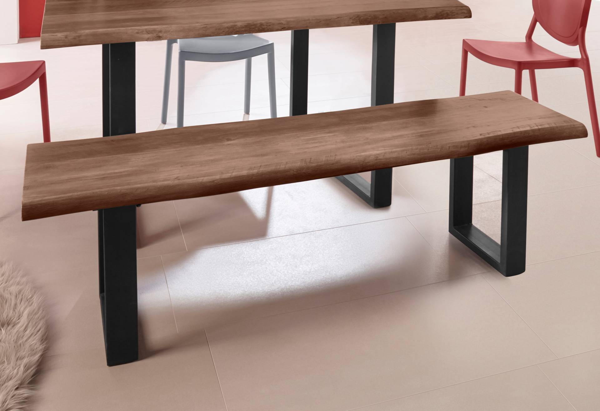 INOSIGN Sitzbank »Selina«, mit schönem Metallgestell und folierte Holzoptik auf der Sitzfläche INOSIGN Sitzbank »Selina«, mit schönem Metallgestell und folierte Holzoptik auf der Sitzfläche von INOSIGN