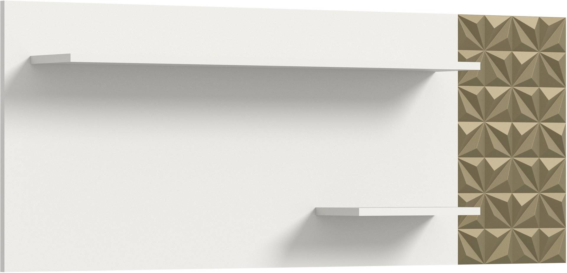 INOSIGN Wandboard »Vicenza, Breite 140 cm, Ornamentabsetzung, 2 Ablageböden«, Wandregal, Regal, Board, Wandablage, Ablageboard von INOSIGN