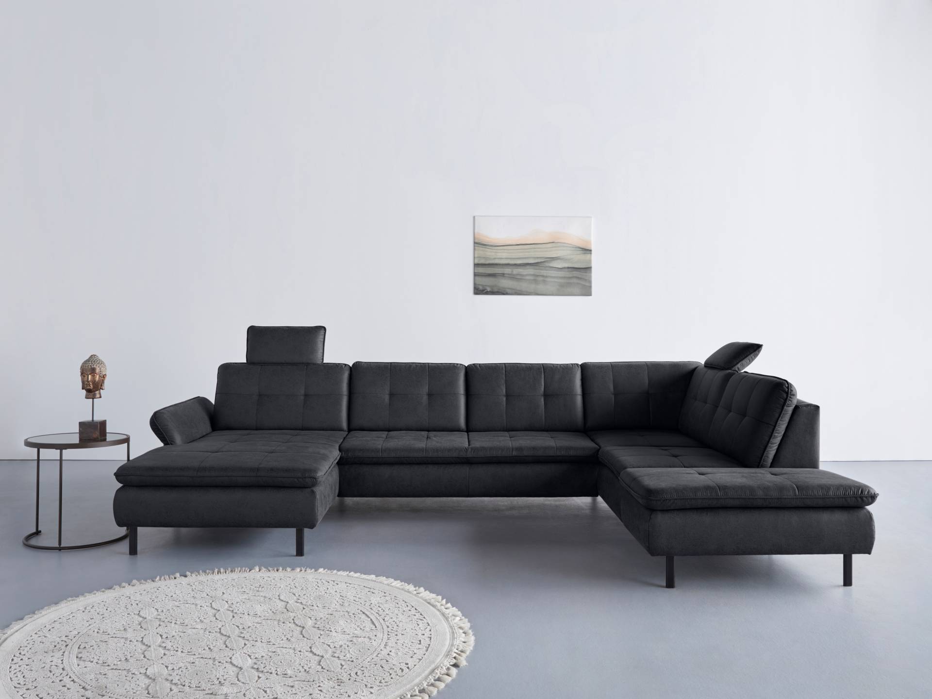 INOSIGN Wohnlandschaft »Birkholm U-Form«, Armlehnverstellung, auch in Easy Clean Bezug - mit Wasser zu reinigen INOSIGN Wohnlandschaft »Birkholm U-Form«, Armlehnverstellung, auch in Easy Clean Bezug - mit Wasser zu reinigen von INOSIGN