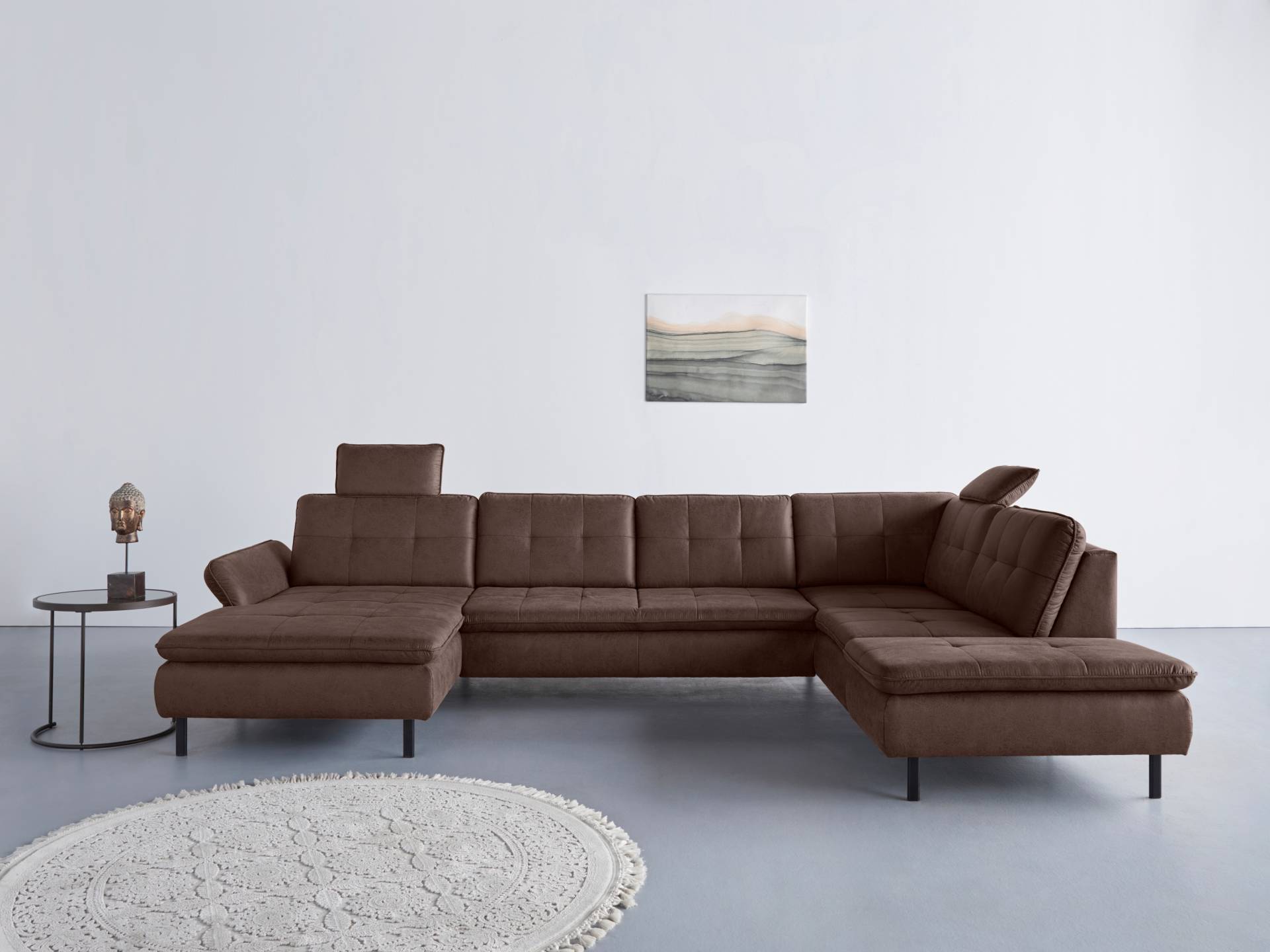 INOSIGN Wohnlandschaft »Birkholm U-Form«, Armlehnverstellung, auch in Easy Clean Bezug - mit Wasser zu reinigen INOSIGN Wohnlandschaft »Birkholm U-Form«, Armlehnverstellung, auch in Easy Clean Bezug - mit Wasser zu reinigen von INOSIGN