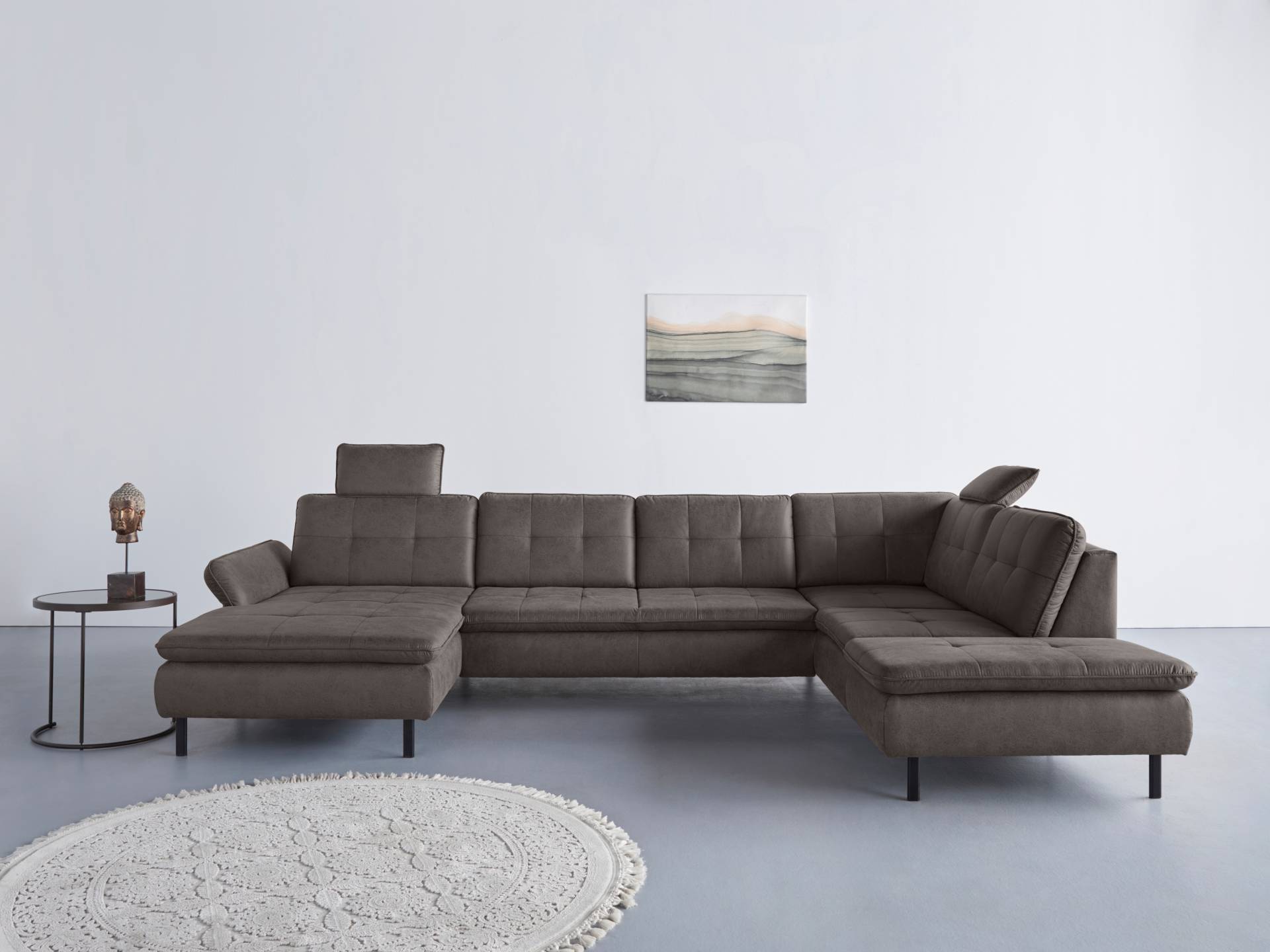 INOSIGN Wohnlandschaft »Birkholm U-Form«, Armlehnverstellung, auch in Easy Clean Bezug - mit Wasser zu reinigen INOSIGN Wohnlandschaft »Birkholm U-Form«, Armlehnverstellung, auch in Easy Clean Bezug - mit Wasser zu reinigen von INOSIGN