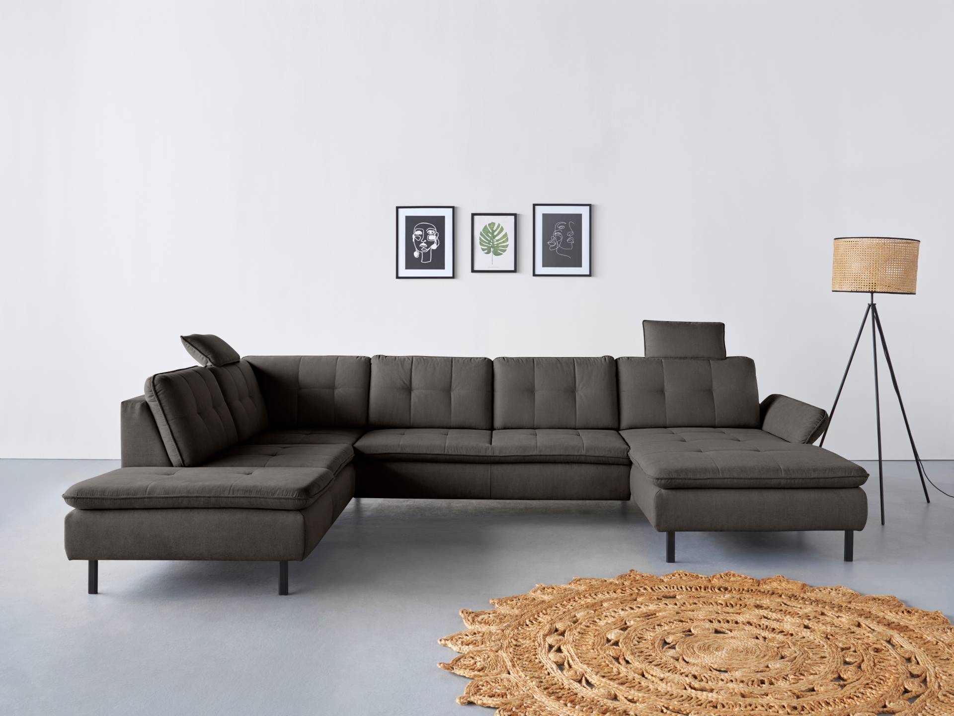 INOSIGN Wohnlandschaft »Birkholm U-Form«, Armlehnverstellung, auch in Easy Clean Bezug - mit Wasser zu reinigen INOSIGN Wohnlandschaft »Birkholm U-Form«, Armlehnverstellung, auch in Easy Clean Bezug - mit Wasser zu reinigen von INOSIGN
