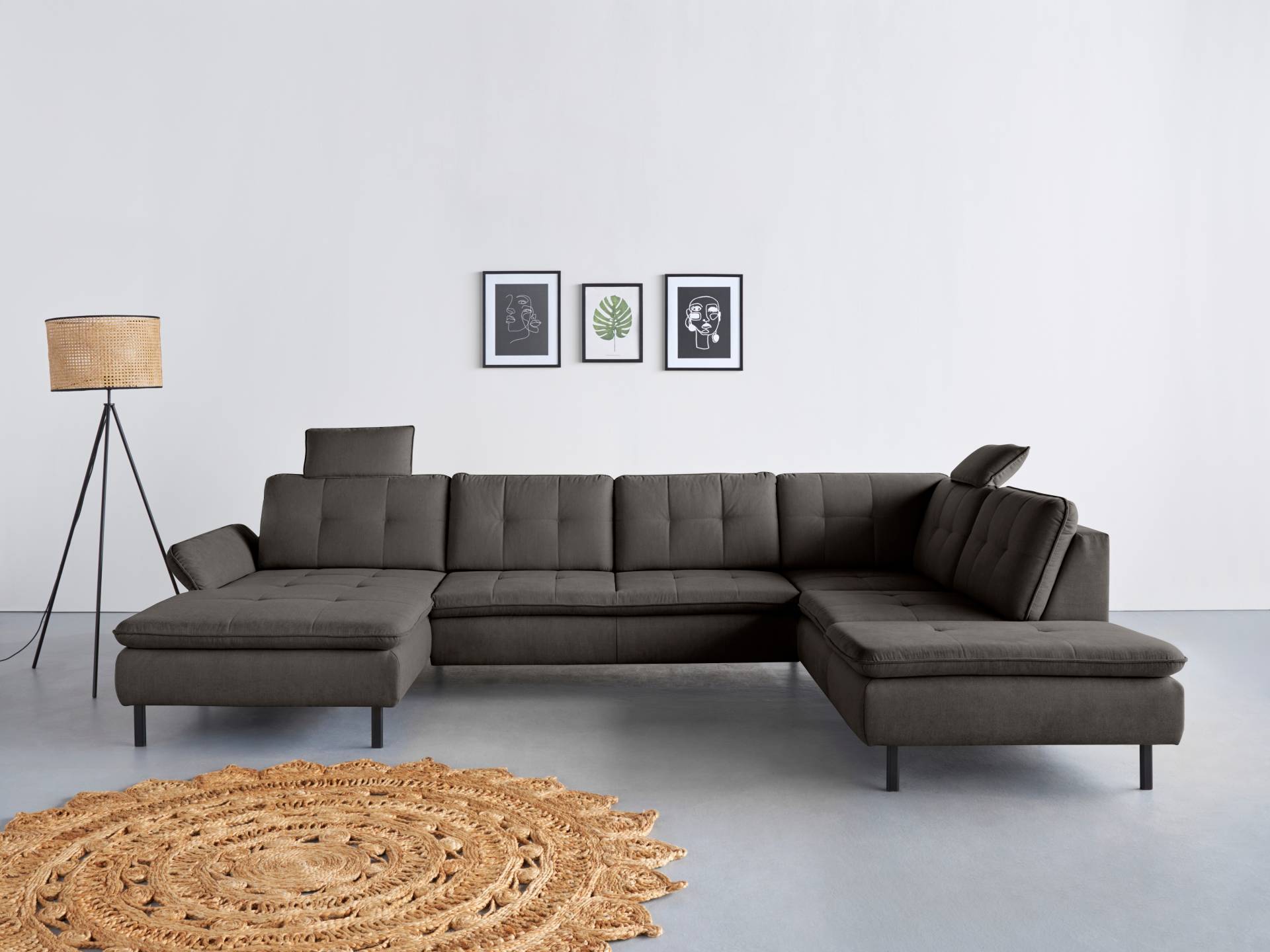 INOSIGN Wohnlandschaft »Birkholm U-Form«, Armlehnverstellung, auch in Easy Clean Bezug - mit Wasser zu reinigen INOSIGN Wohnlandschaft »Birkholm U-Form«, Armlehnverstellung, auch in Easy Clean Bezug - mit Wasser zu reinigen von INOSIGN