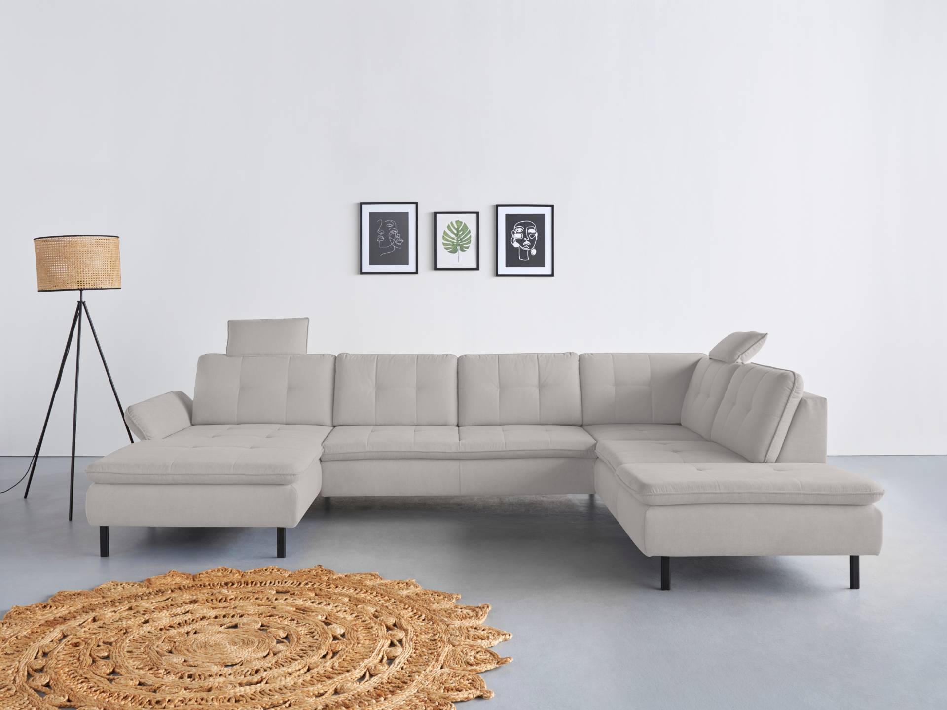 INOSIGN Wohnlandschaft »Birkholm U-Form«, Armlehnverstellung, auch in Easy Clean Bezug - mit Wasser zu reinigen INOSIGN Wohnlandschaft »Birkholm U-Form«, Armlehnverstellung, auch in Easy Clean Bezug - mit Wasser zu reinigen von INOSIGN