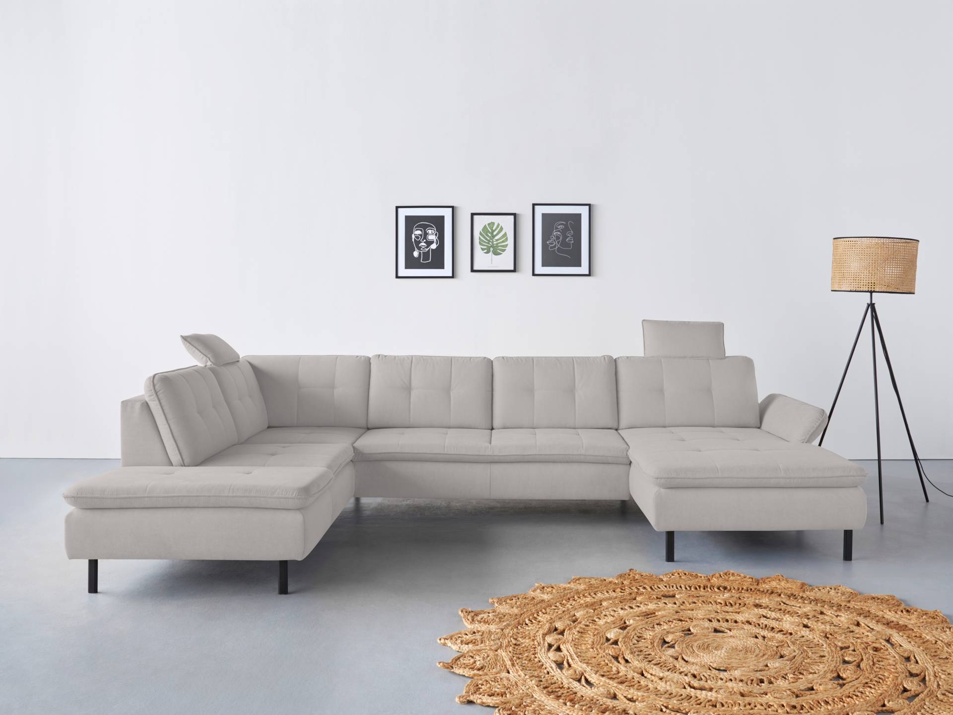 INOSIGN Wohnlandschaft »Birkholm U-Form«, Armlehnverstellung, auch in Easy Clean Bezug - mit Wasser zu reinigen INOSIGN Wohnlandschaft »Birkholm U-Form«, Armlehnverstellung, auch in Easy Clean Bezug - mit Wasser zu reinigen von INOSIGN