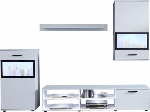 INOSIGN Wohnwand »Ajnur«, (Set, 4 St.), modernes Design, Beleuchtung optional von INOSIGN