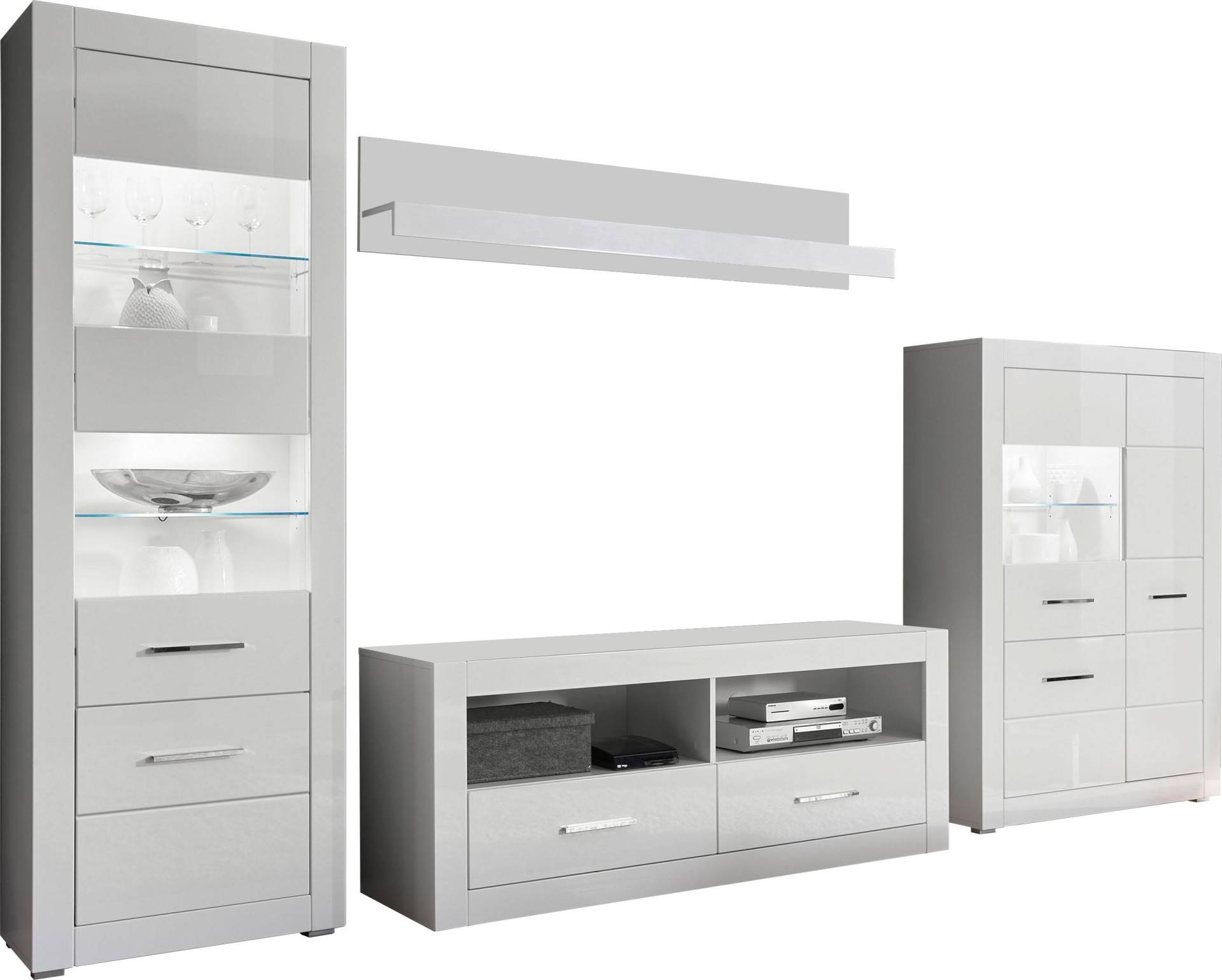 INOSIGN Wohnwand »BIANCO«, (Set, 4 St.) von INOSIGN