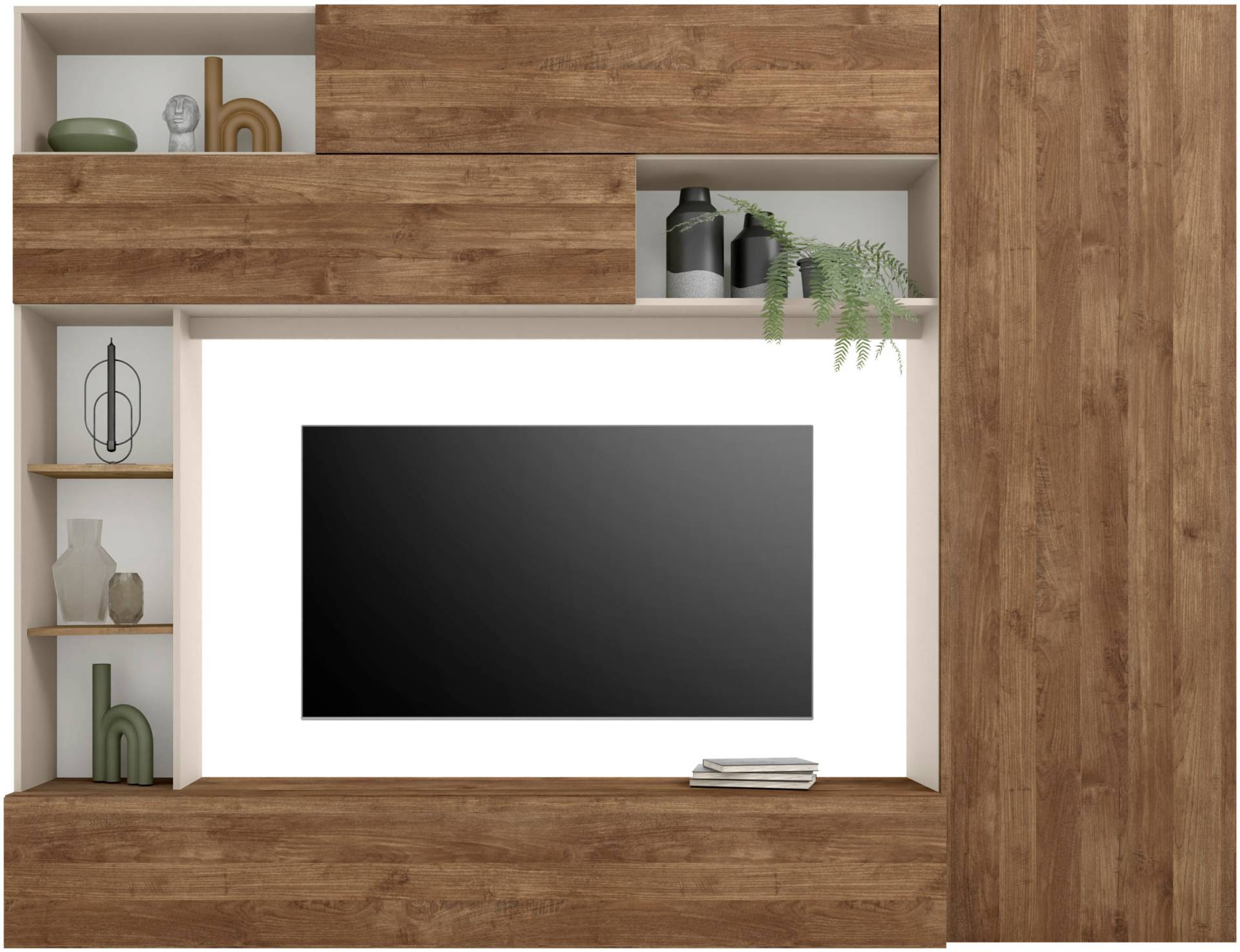 INOSIGN Wohnwand »PRATO, Breite 272 cm, Höhe 210 cm, Kompakt-Wohnwand,«, Mediawand, Schrankwand, moderne u. grifflose Optik, viel Stauraum INOSIGN Wohnwand »PRATO, Breite 272 cm, Höhe 210 cm, Kompakt-Wohnwand,«, Mediawand, Schrankwand, moderne u. grifflose Optik, viel Stauraum von INOSIGN