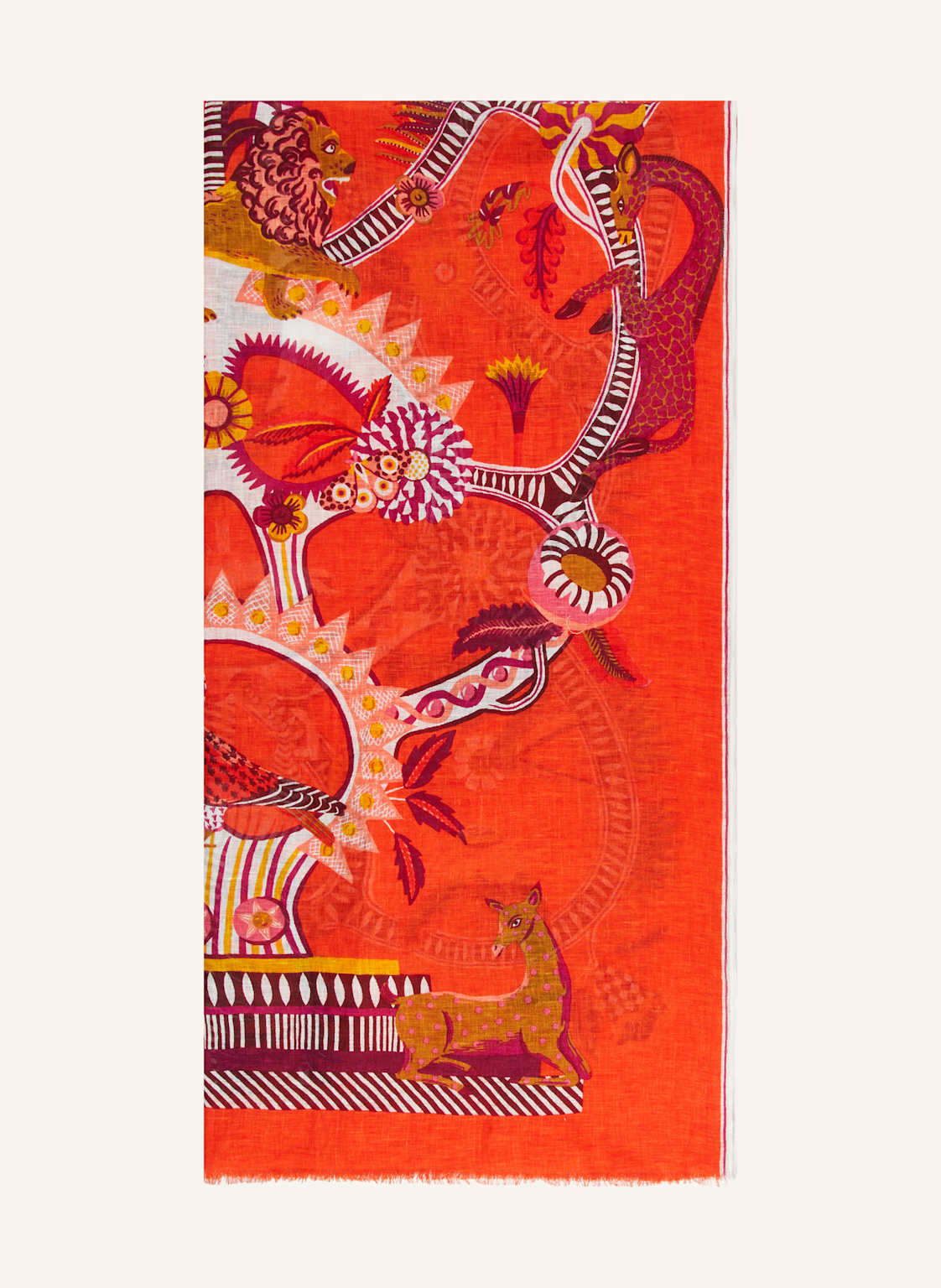 Inoui Editions Leinentuch Diego orange Inoui Editions Leinentuch Diego orange von INOUI EDITIONS