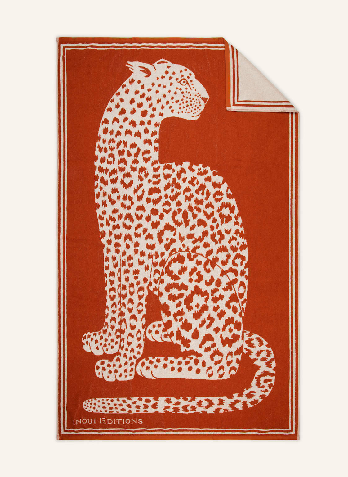 Inoui Editions Strandtuch Leo orange Inoui Editions Strandtuch Leo orange von INOUI EDITIONS