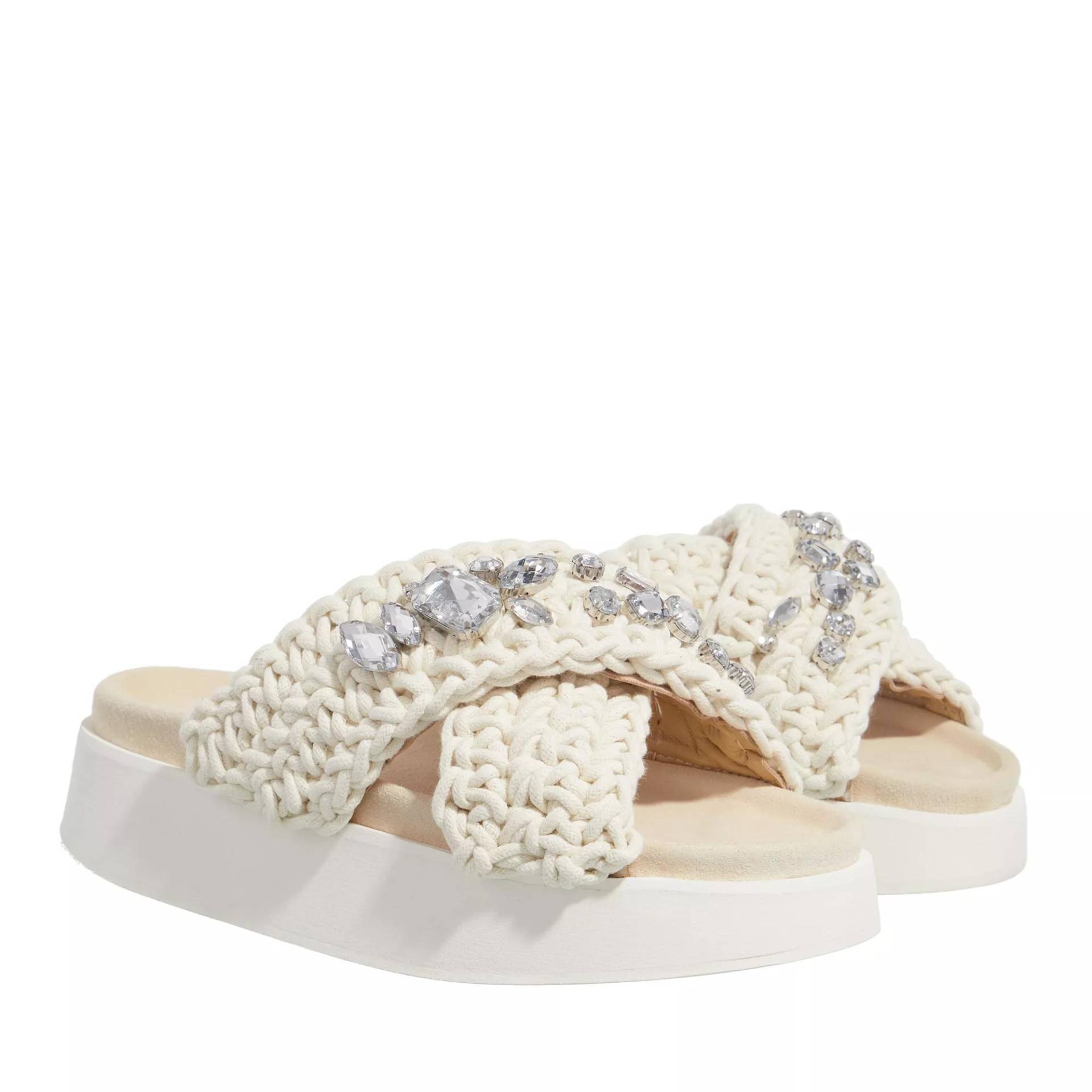 INUIKII Sandalen - Woven Stones Platform - Gr. 36 (EU) - in Creme - für Damen von INUIKII