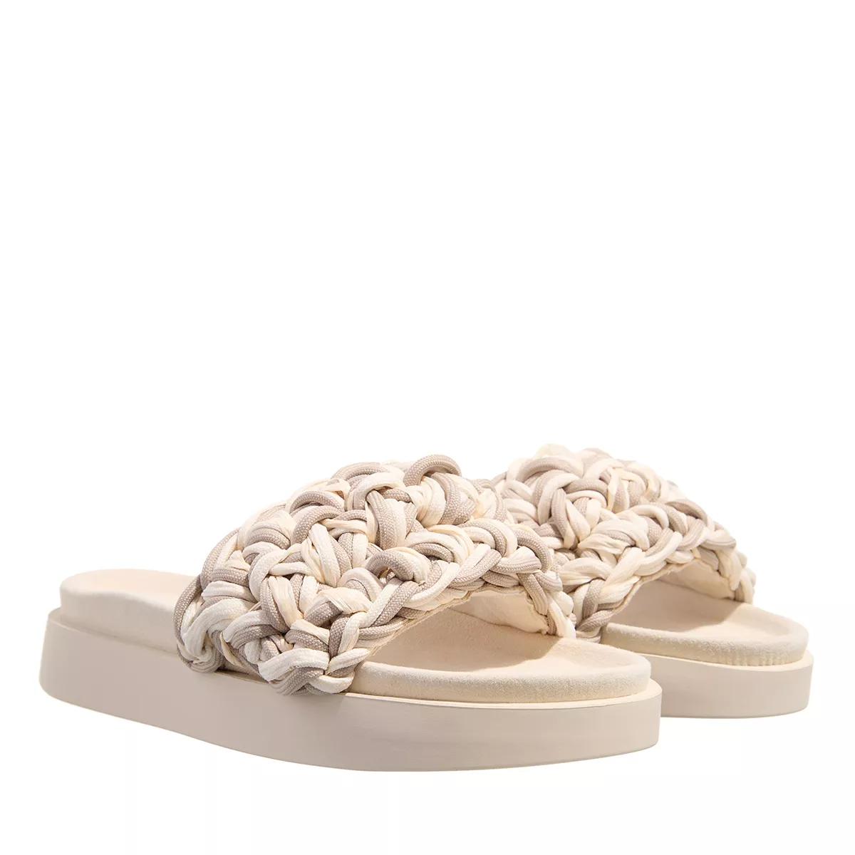 INUIKII Slipper & Pantoletten - Multilace Slide - Gr. 36 (EU) - in Beige - für Damen von INUIKII