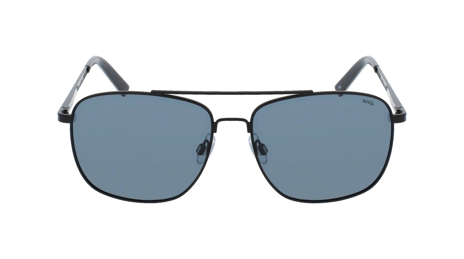 Polarisierte Sonnenbrille Mit Etui Herren Schwarz ONE SIZE von INVU