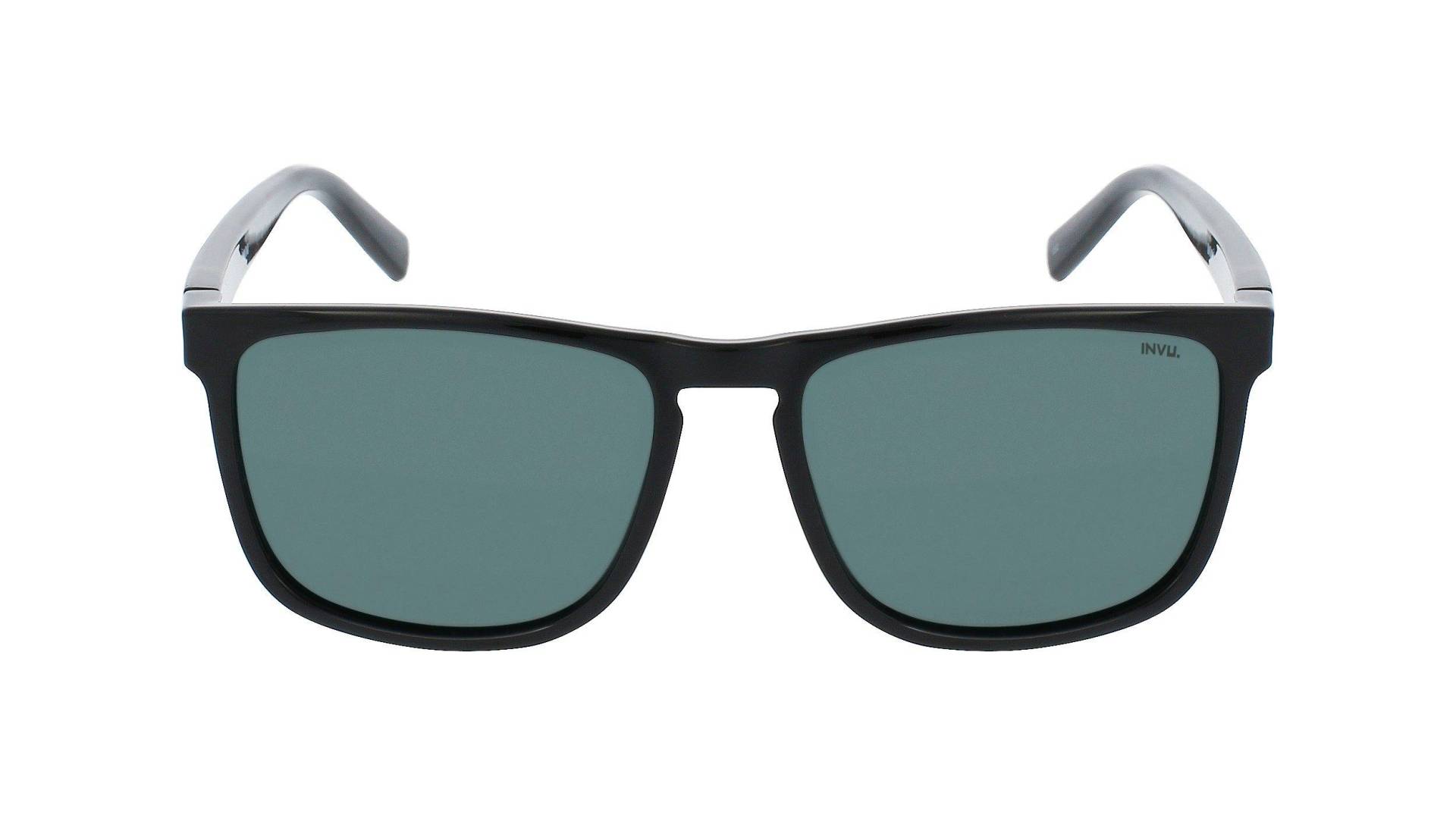 Polarisierte Sonnenbrille Mit Etui Herren Schwarz ONE SIZE von INVU