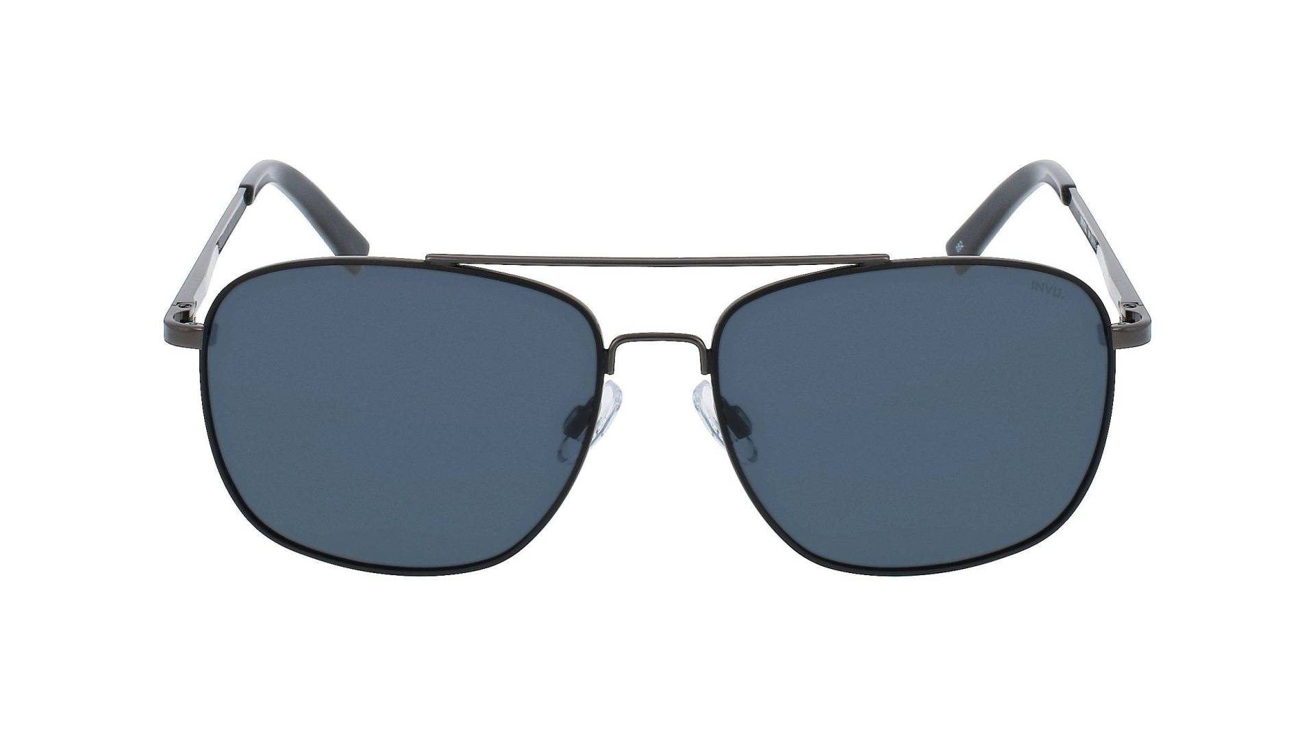 Polarisierte Sonnenbrille Mit Etui Herren Seegrau ONE SIZE von INVU