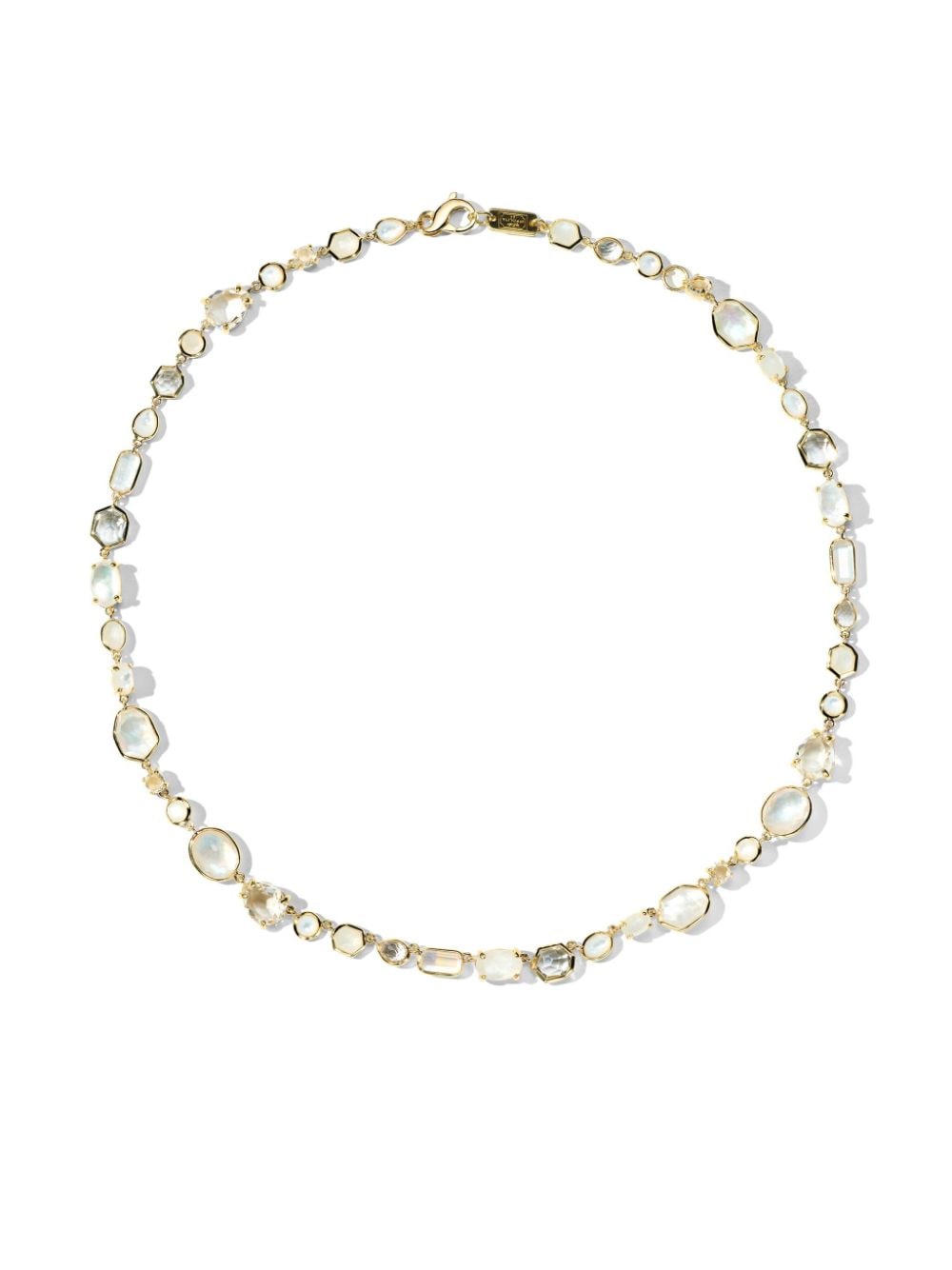 IPPOLITA 18kt yellow gold Rock Candy Flirt moonstone and mother of pearlnecklace von IPPOLITA