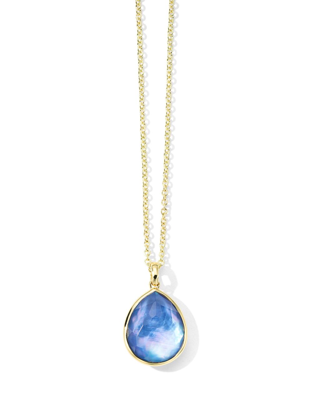 IPPOLITA 18kt yellow gold Rock Candy Medium Teardrop lapis lazuli necklace von IPPOLITA