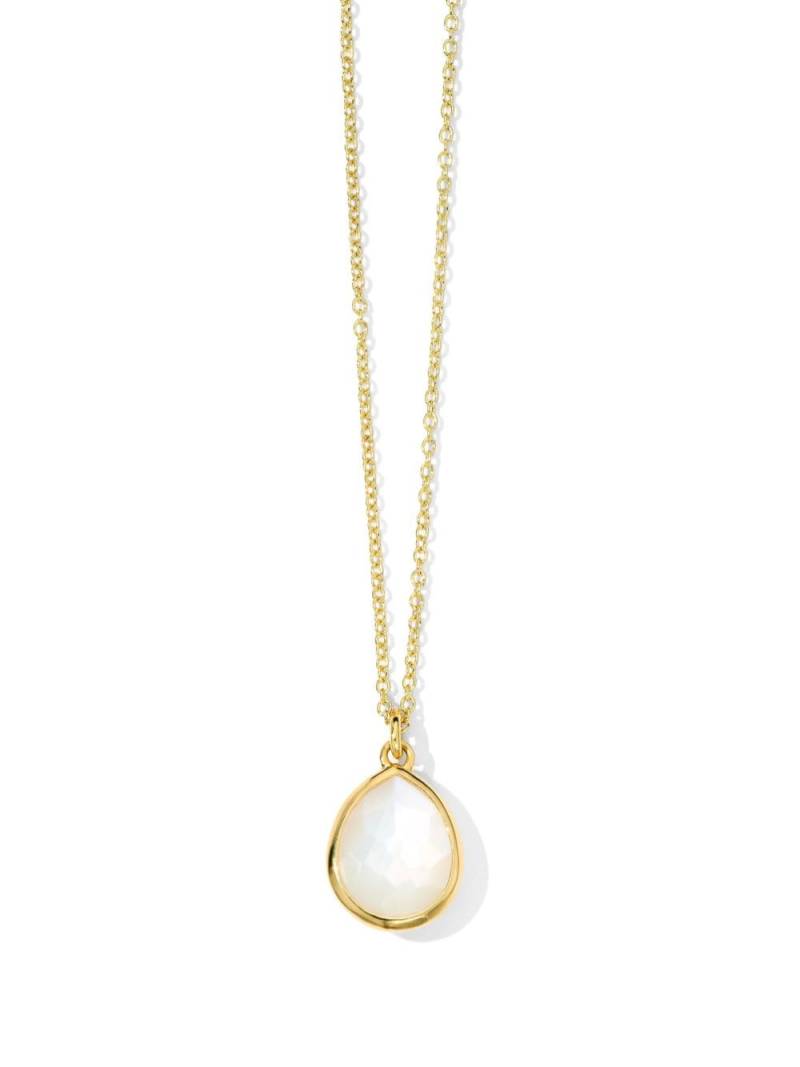 IPPOLITA 18kt yellow gold Rock Candy Mini Teardrop mother-of-pearl necklace von IPPOLITA