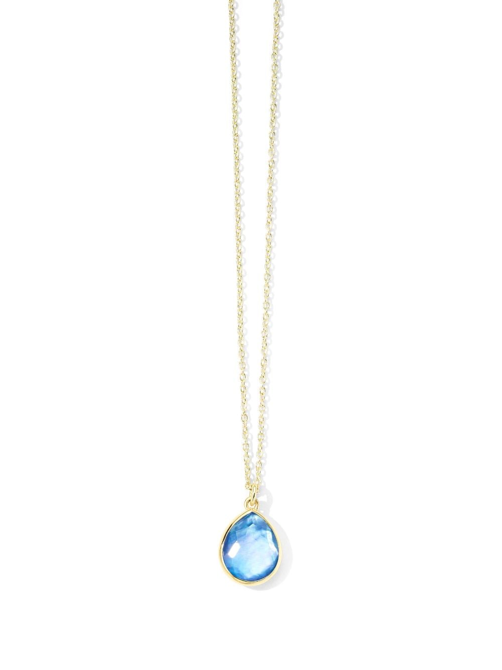 IPPOLITA 18kt yellow gold Rock Candy lapis mini teardrop pendant necklace von IPPOLITA