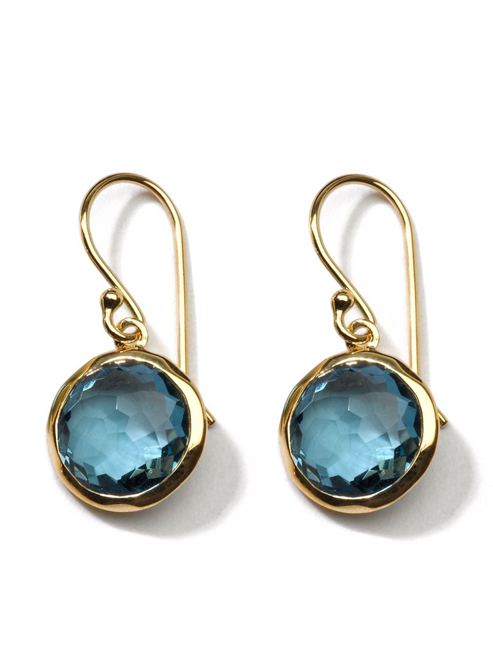 IPPOLITA 18kt yellow gold small Lollipop London blue topaz drop earrings von IPPOLITA