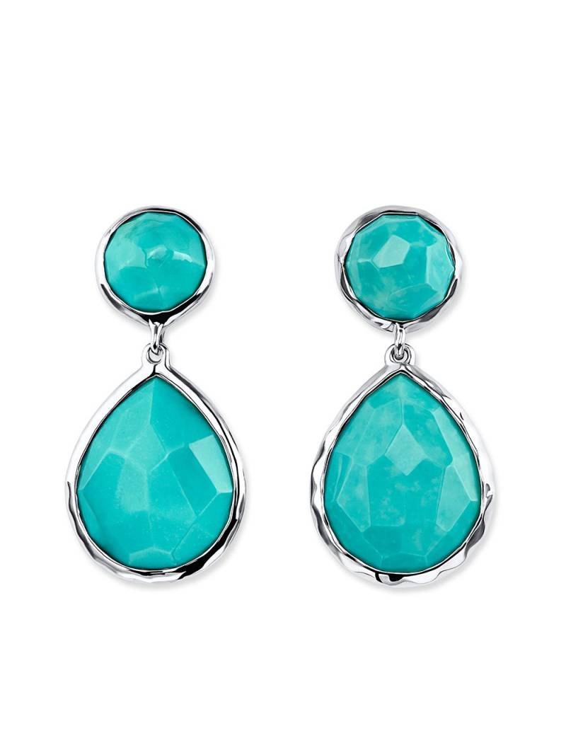 IPPOLITA Rock Candy turquoise drop earrings - Silver von IPPOLITA