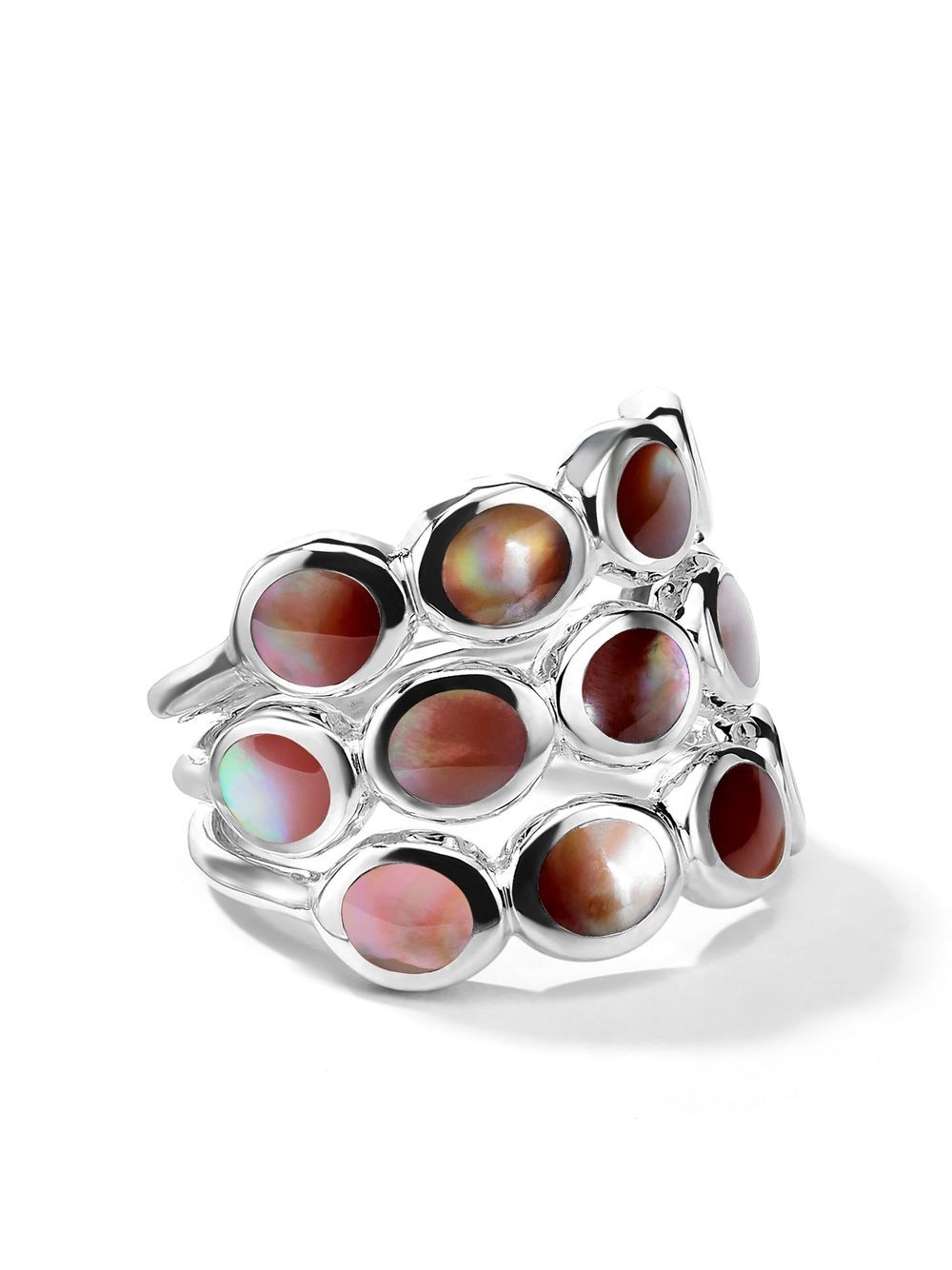 IPPOLITA oversized embellished ring - Silver von IPPOLITA