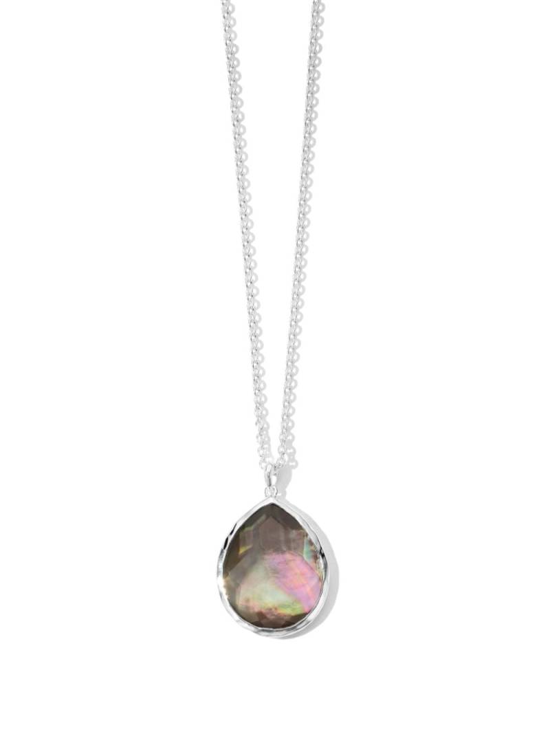 IPPOLITA sterling silver Rock Candy® Large Teardrop black shell necklace von IPPOLITA