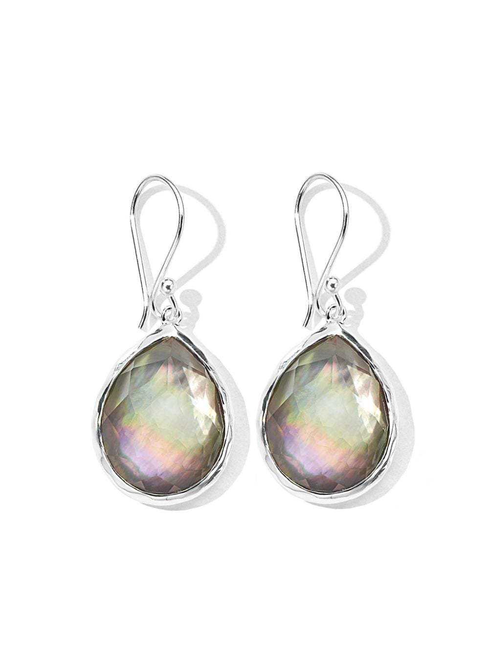 IPPOLITA sterling silver Rock Candy® Mini Teardrop black shell earrings von IPPOLITA