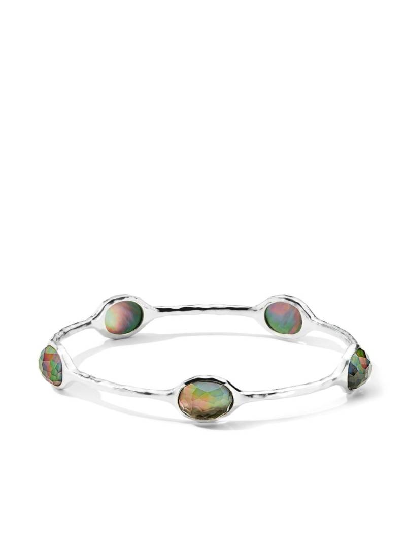 IPPOLITA sterling silver Rock Candy® crystal and black shell bangle von IPPOLITA