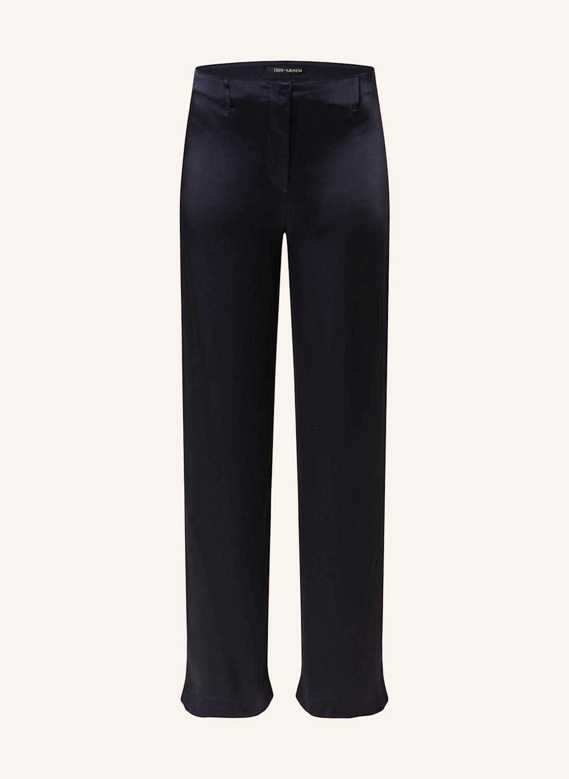 Iris Von Arnim Marlenehose Amalfi Aus Satin blau Iris Von Arnim Marlenehose Amalfi Aus Satin blau von IRIS von ARNIM